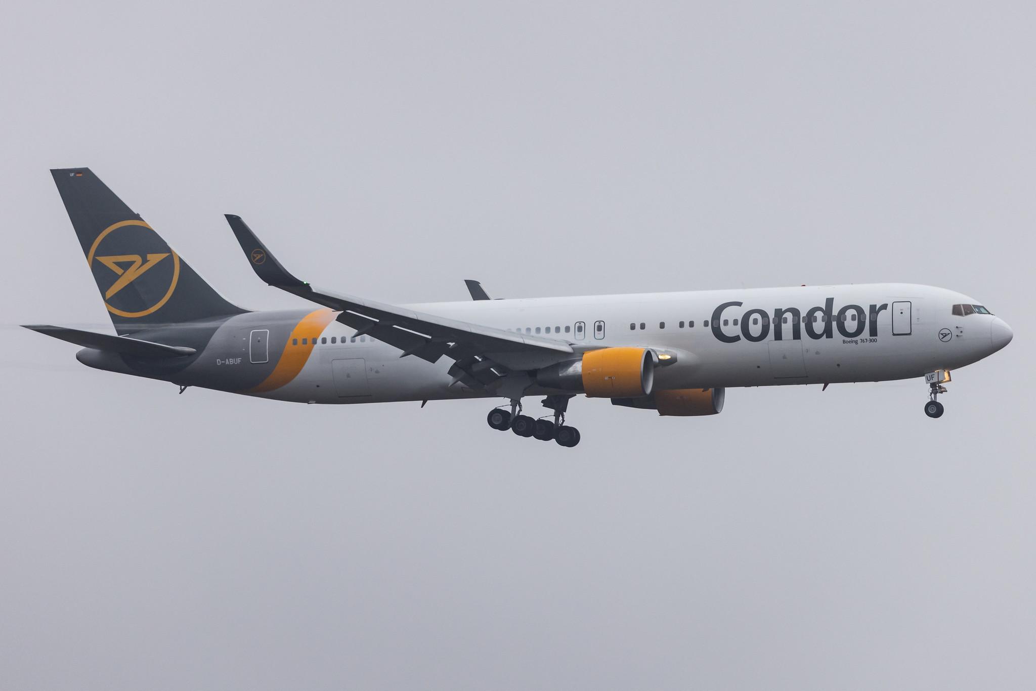 Frankfurt Airport: Condor (DE / CFG) |  Boeing 767-330(ER) B763 | D-ABUF | MSN 26985