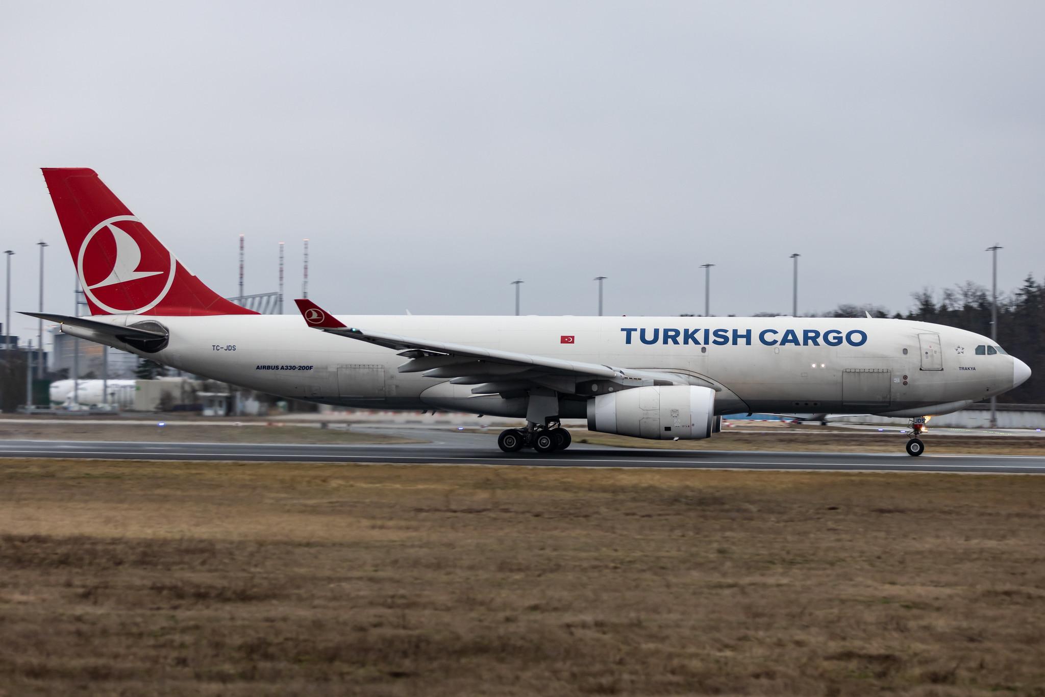 Frankfurt Airport: Turkish Cargo (TK / THY) | Operator: Turkish Airlines |  Airbus A330-243F A332 | TC-JDS | MSN 1418