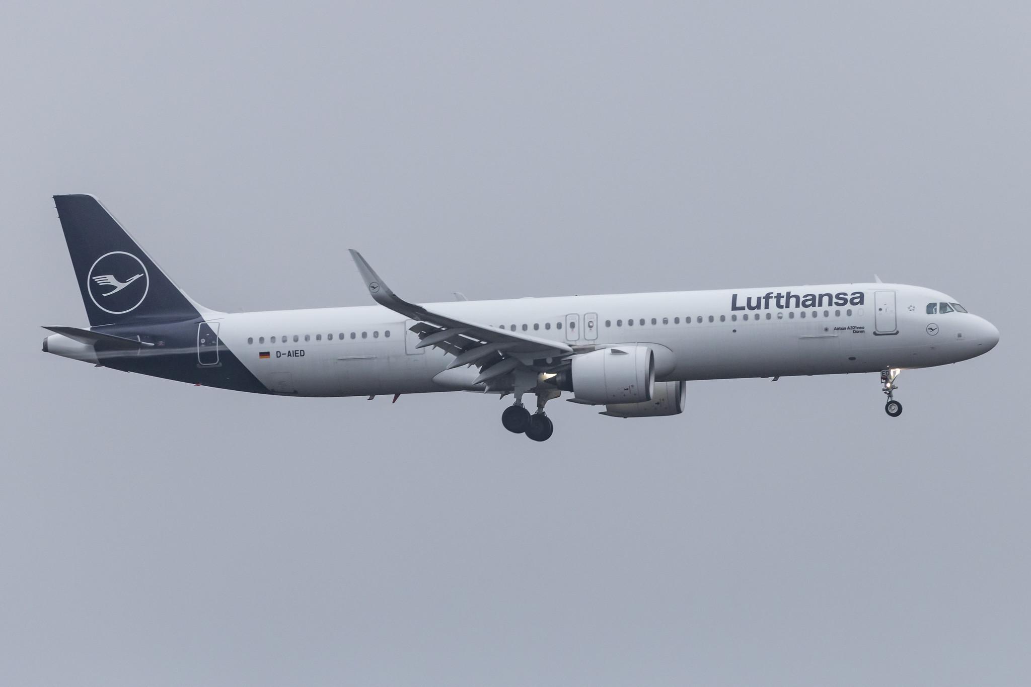 Frankfurt Airport: Lufthansa (LH / DLH) |  Airbus A321-271NX A21N | D-AIED | MSN 8958