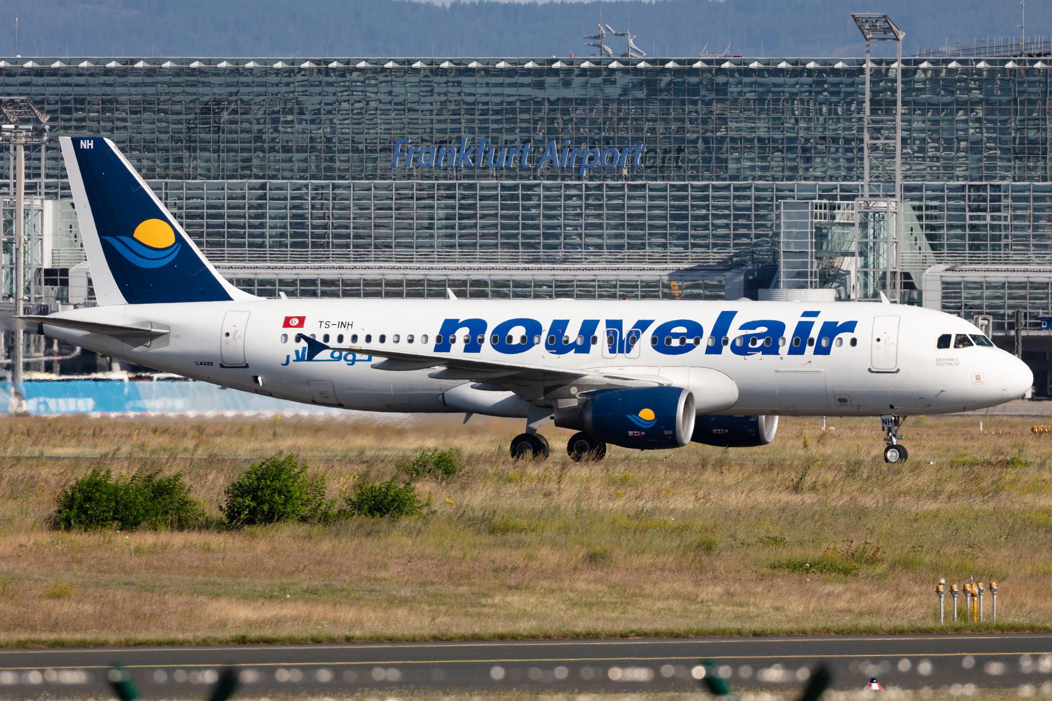 Frankfurt Airport: Nouvelair (BJ / LBT) | Operator: Nouvelair Tunisie |  Airbus A320-214 A320 | TS-INH | MSN 4623