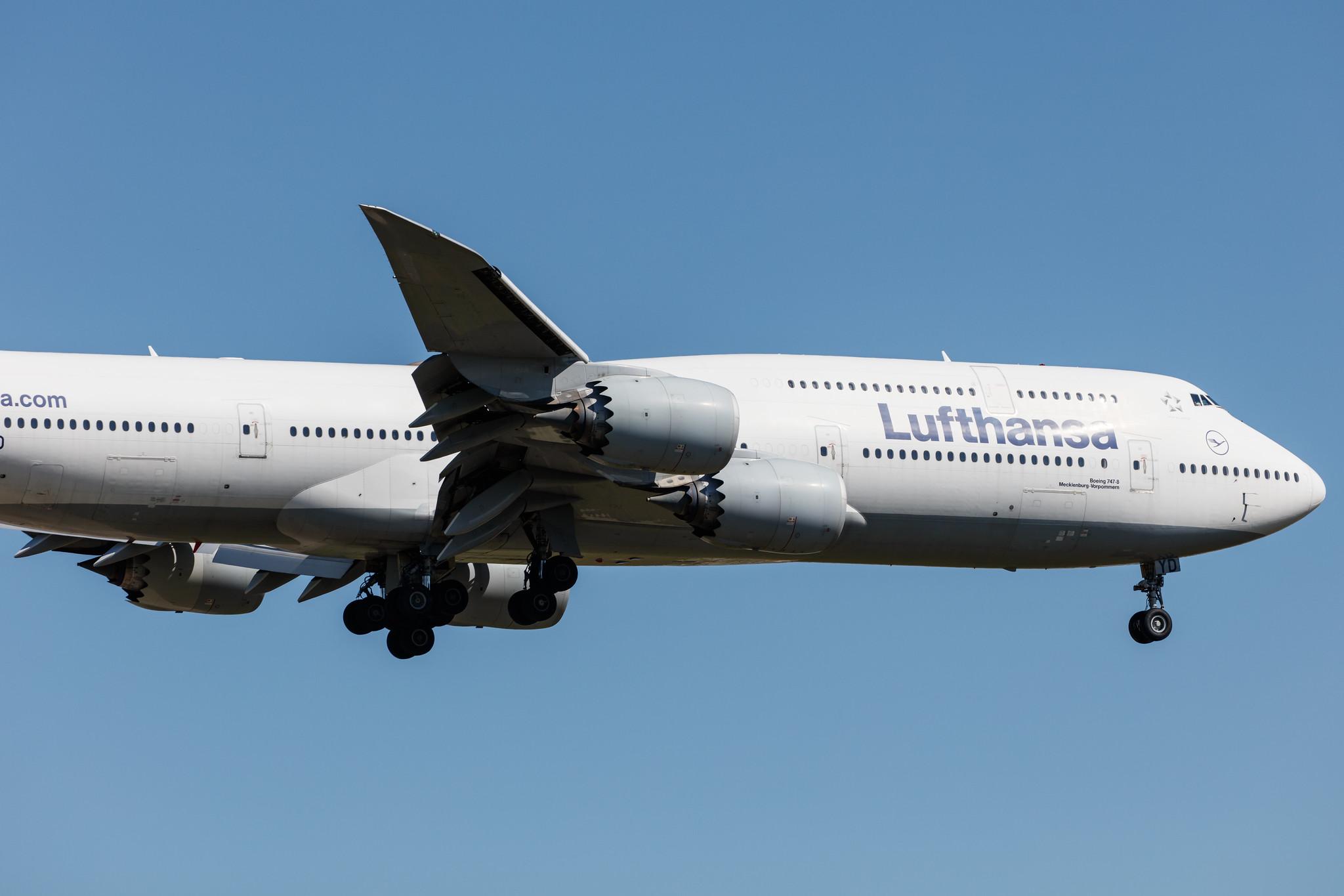 Frankfurt Airport: Lufthansa (LH / DLH) |  Boeing 747-830 B748 | D-ABYD | MSN 37829