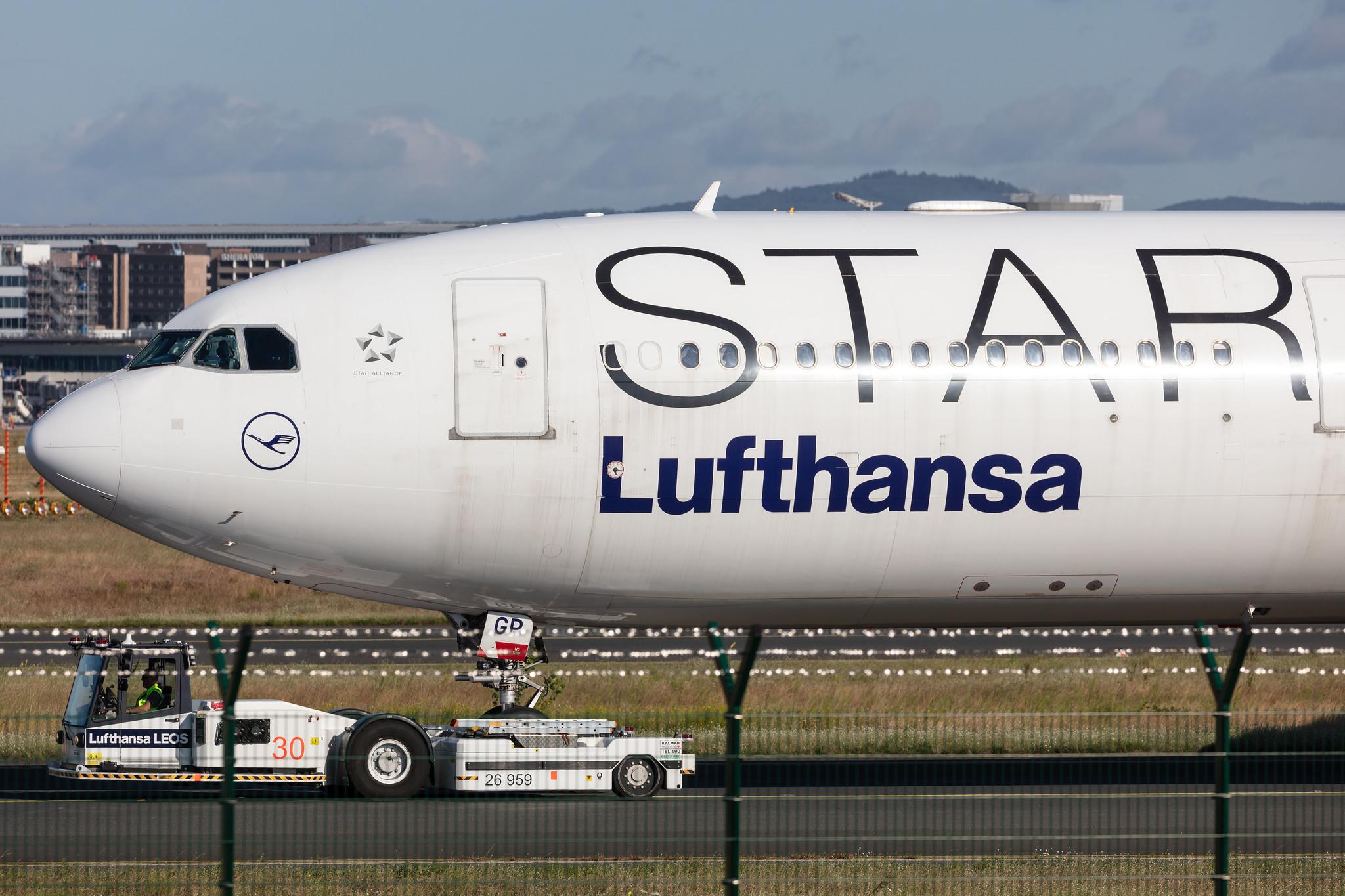 Frankfurt Airport: Lufthansa (LH / DLH) |  Livery: Star Alliance Livery |  Airbus A340-313 A343 | D-AIGP | MSN 0252