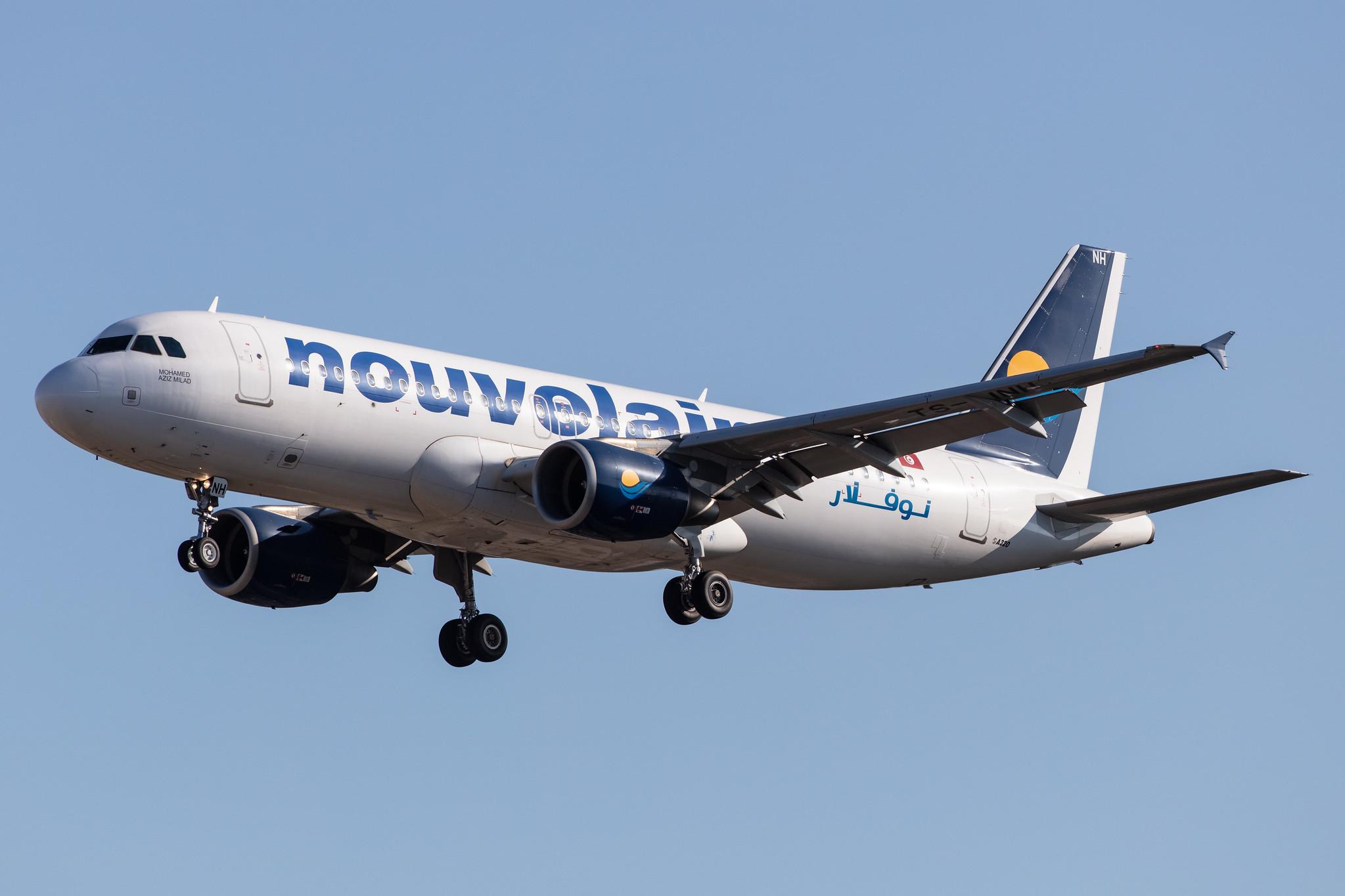 Frankfurt Airport: Nouvelair (BJ / LBT) | Operator: Nouvelair Tunisie |  Airbus A320-214 A320 | TS-INH | MSN 4623