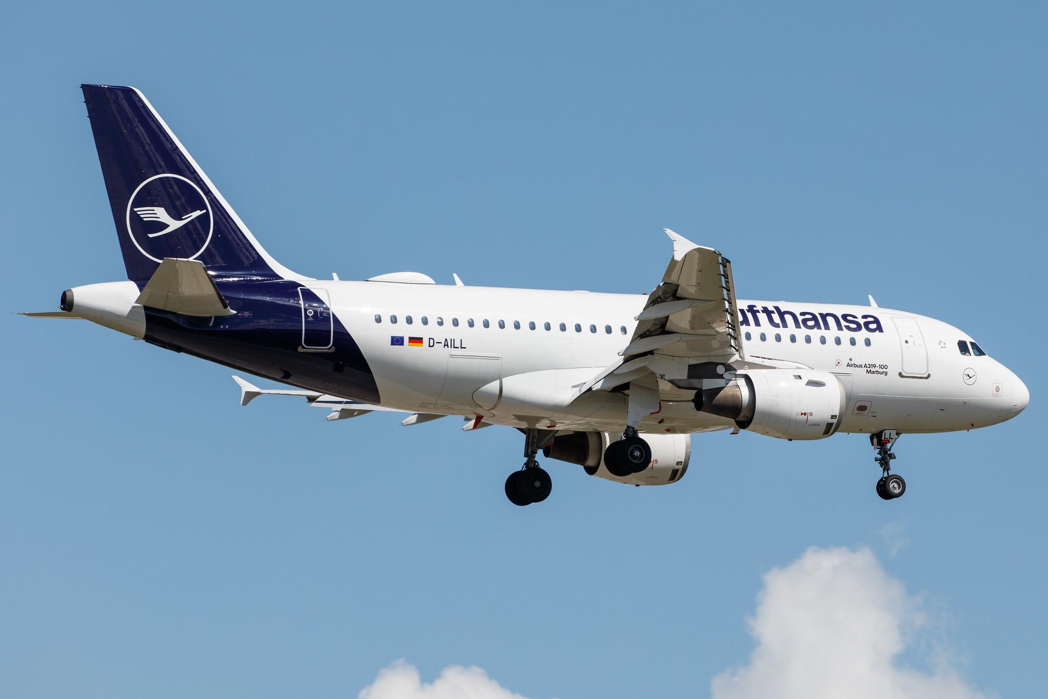 Frankfurt Airport: Lufthansa (LH / DLH) |  Airbus A319-114 A319 | D-AILL | MSN 0689