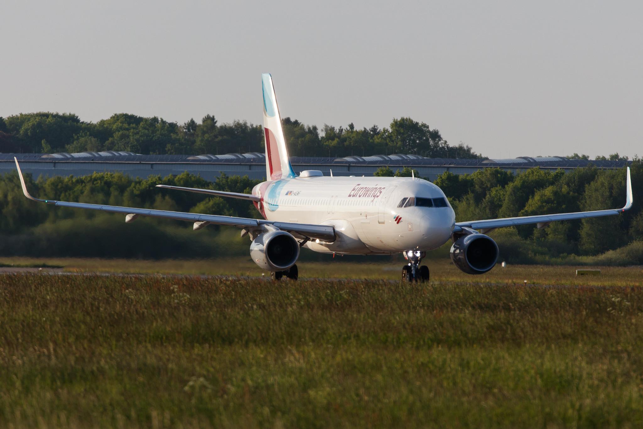 Hamburg Airport: Eurowings (EW / EWG) |  Airbus A320-214 A320 | D-AEWF | MSN 7087