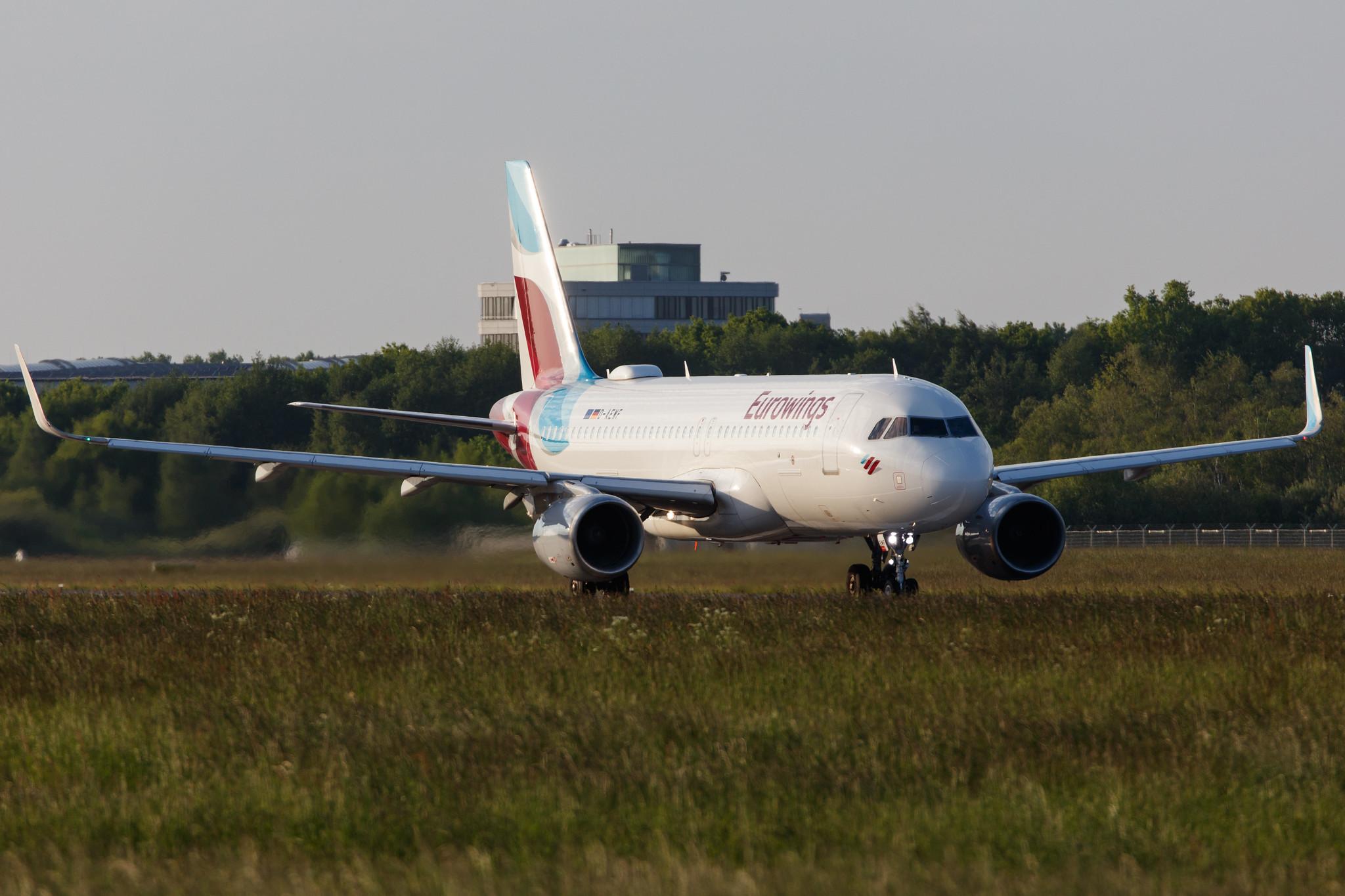 Hamburg Airport: Eurowings (EW / EWG) |  Airbus A320-214 A320 | D-AEWF | MSN 7087