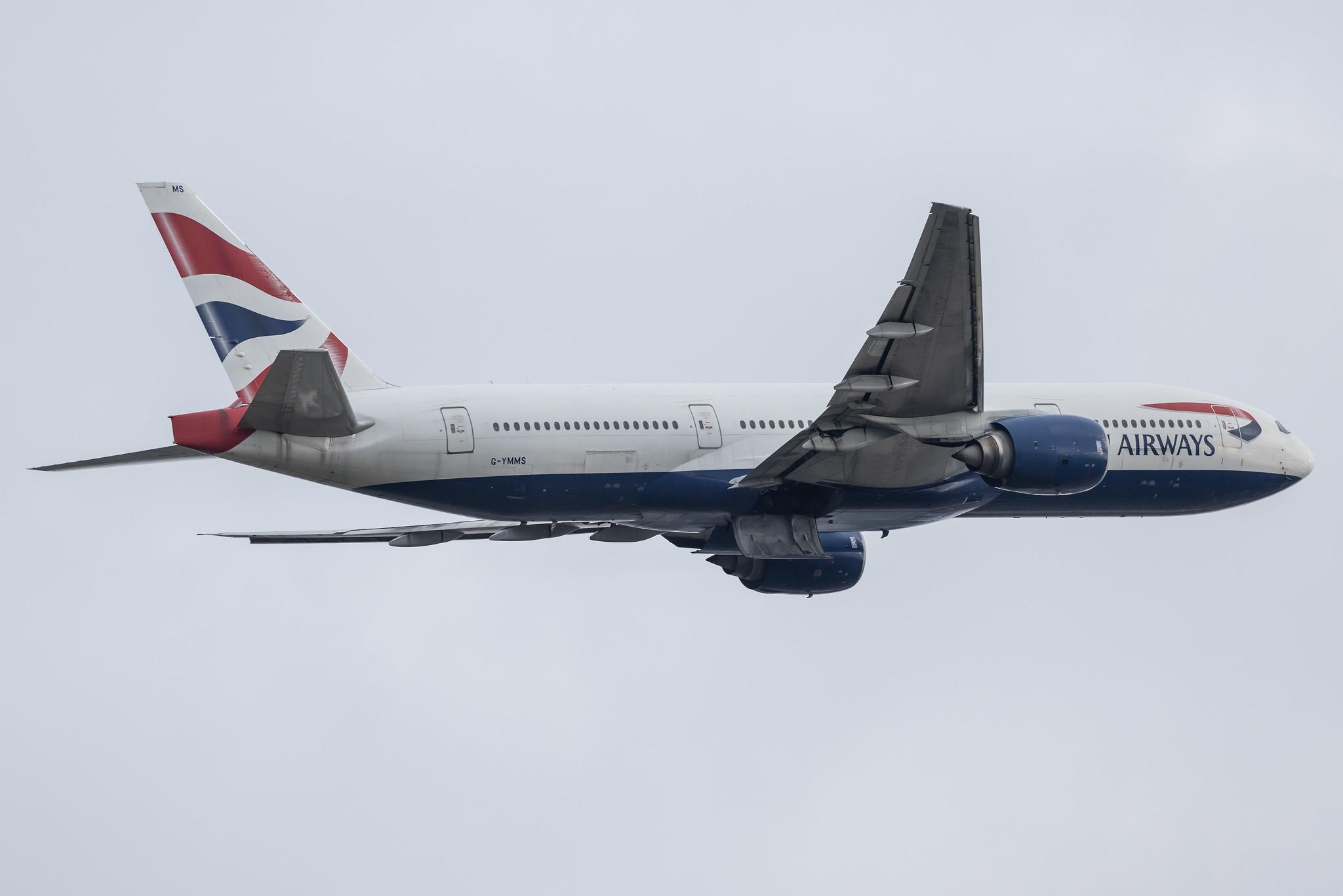 London Heathrow: British Airways (BA / BAW) |   B772 | G-YMMS | MSN 36517