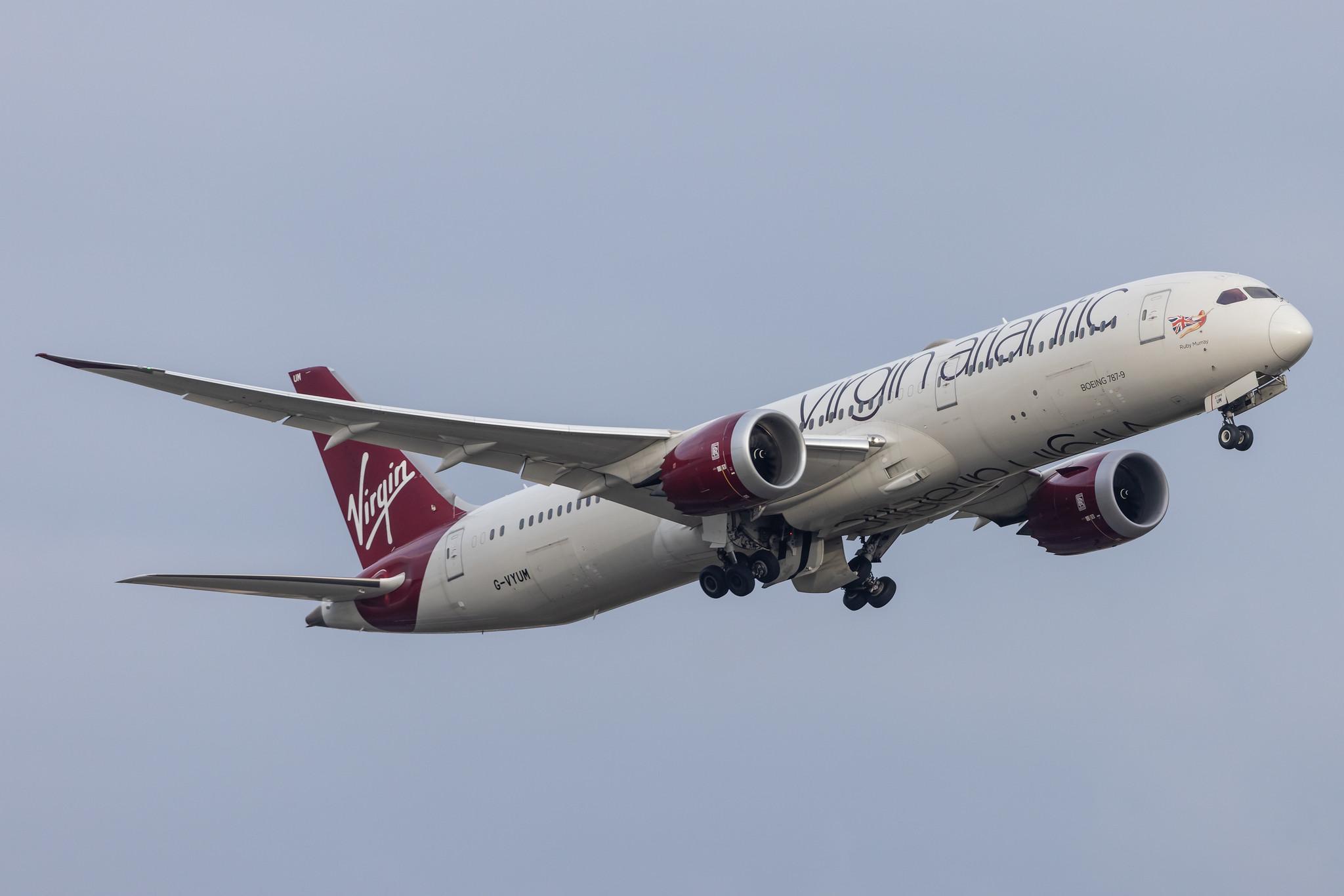 London Heathrow: Virgin Atlantic (VS / VIR) |  Boeing 787-9 Dreamliner B789 | G-VYUM | MSN 37970