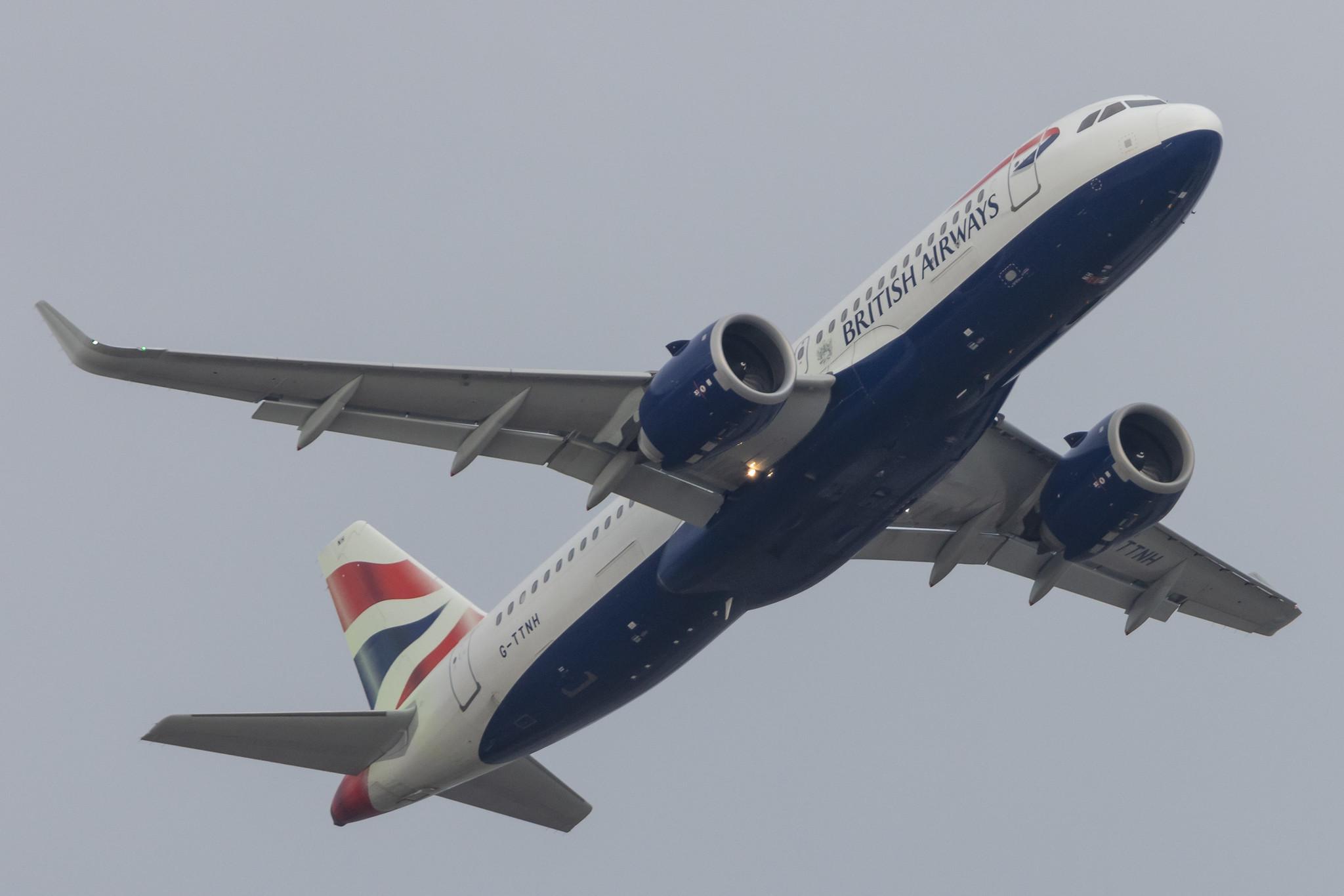 London Heathrow: British Airways (BA / BAW) |  Airbus A320-251N A20N | G-TTNH | MSN 8489