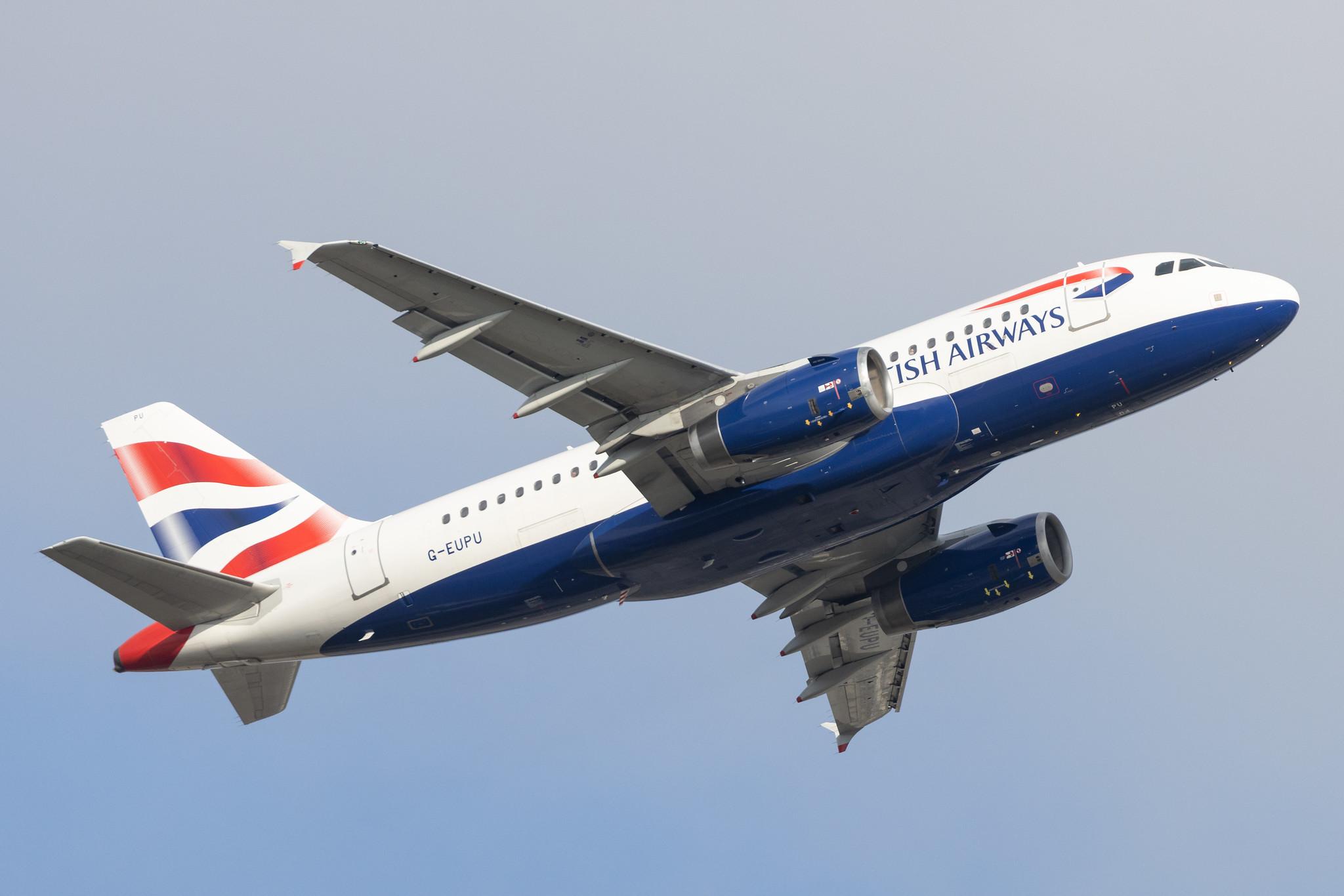 London Heathrow: British Airways (BA / BAW) |  Airbus A319-131 A319 | G-EUPU | MSN 1384