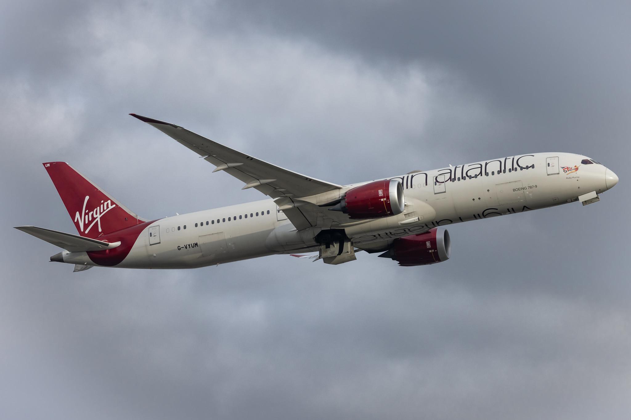 London Heathrow: Virgin Atlantic (VS / VIR) |  Boeing 787-9 Dreamliner B789 | G-VYUM | MSN 37970