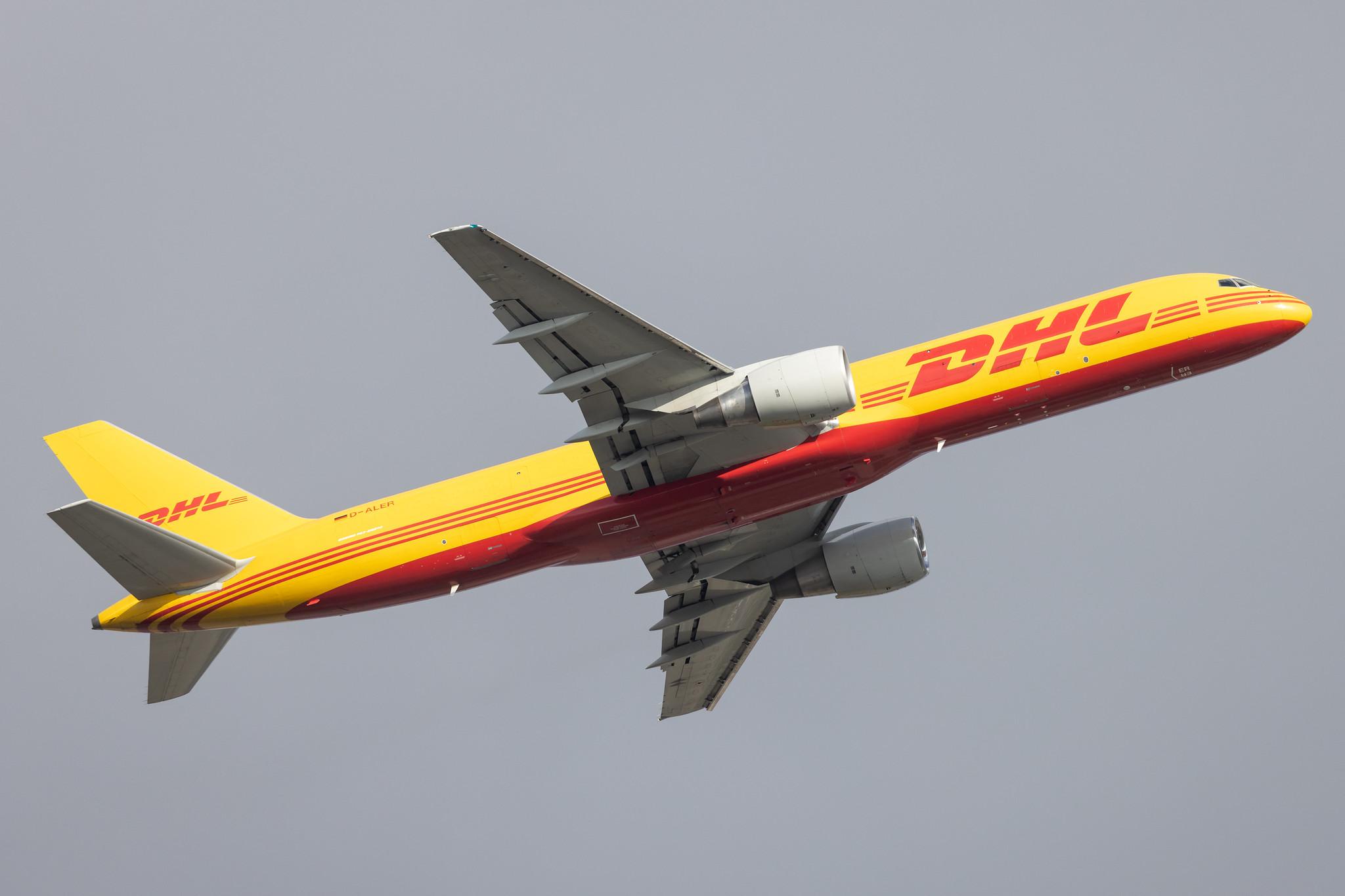 London Heathrow: DHL (D0 / DHK) | Operator: European Air Transport |  Boeing 757-2Q8(PCF) B752 | D-ALER | MSN 27351