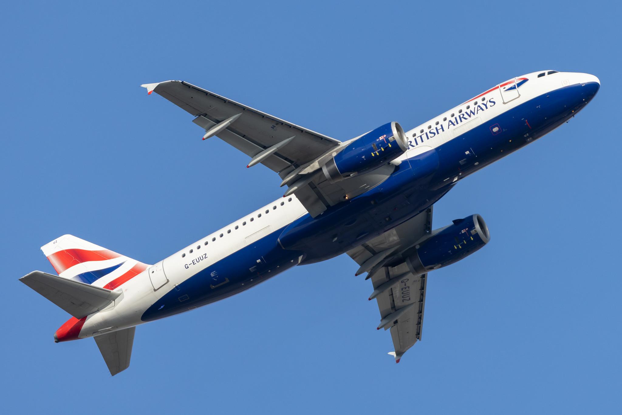 London Heathrow: British Airways (BA / BAW) |  Airbus A320-232 A320 | G-EUUZ | MSN 3649