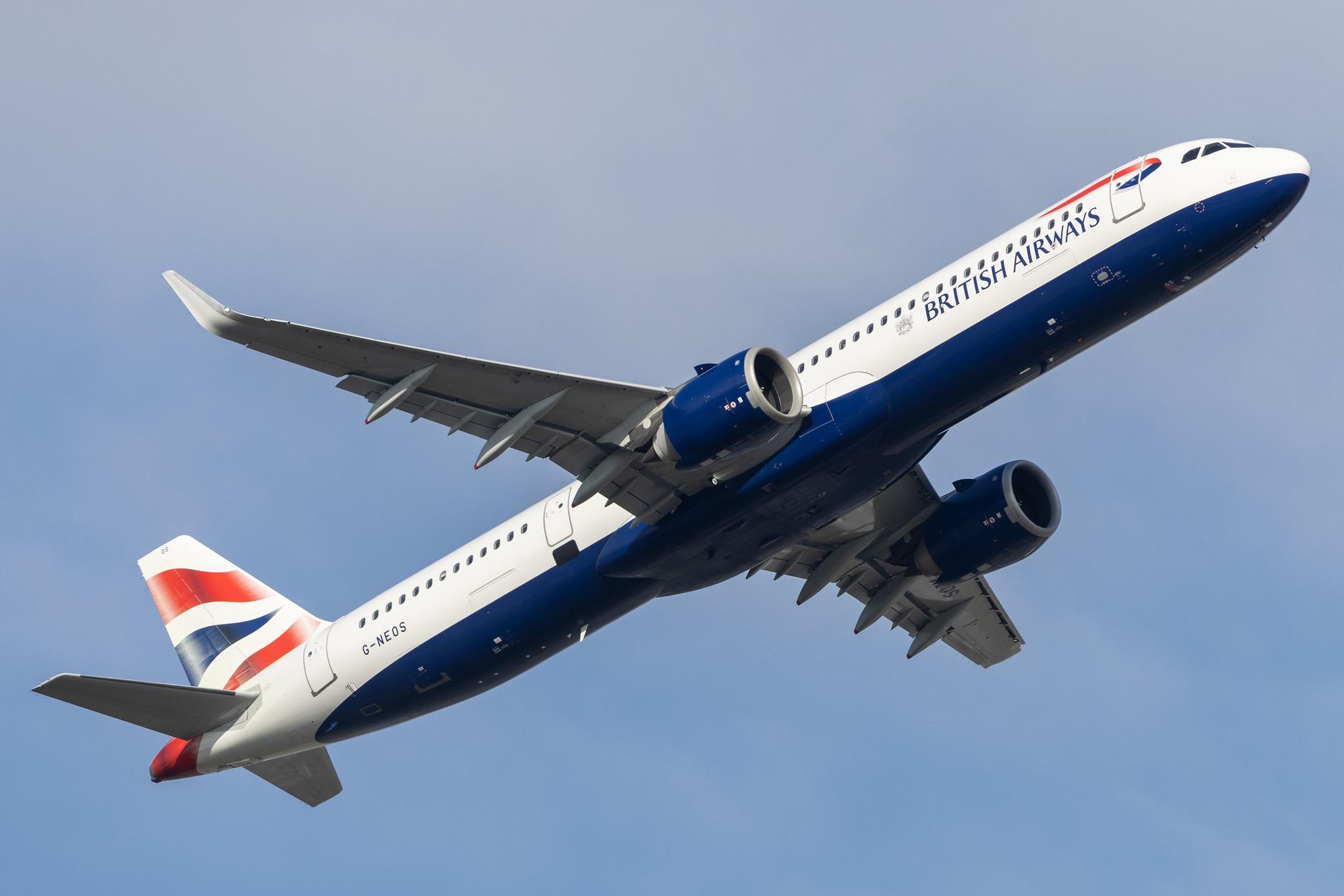London Heathrow: British Airways (BA / BAW) |  Airbus A321-251NX A21N | G-NEOS | MSN 8637