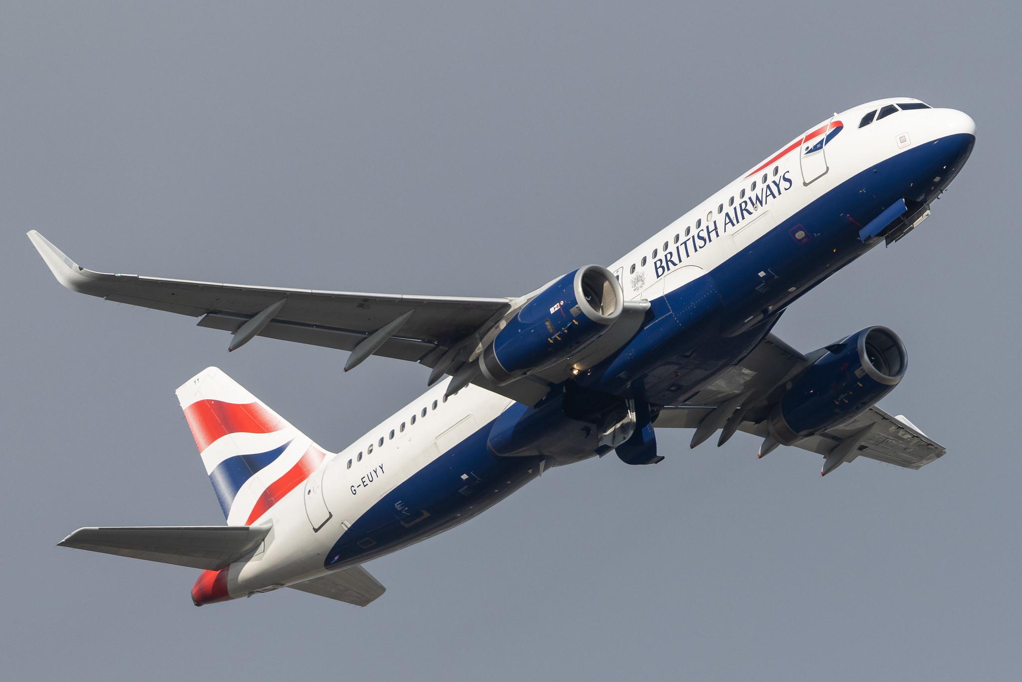 London Heathrow: British Airways (BA / BAW) |  Airbus A320-232 A320 | G-EUYY | MSN 6290