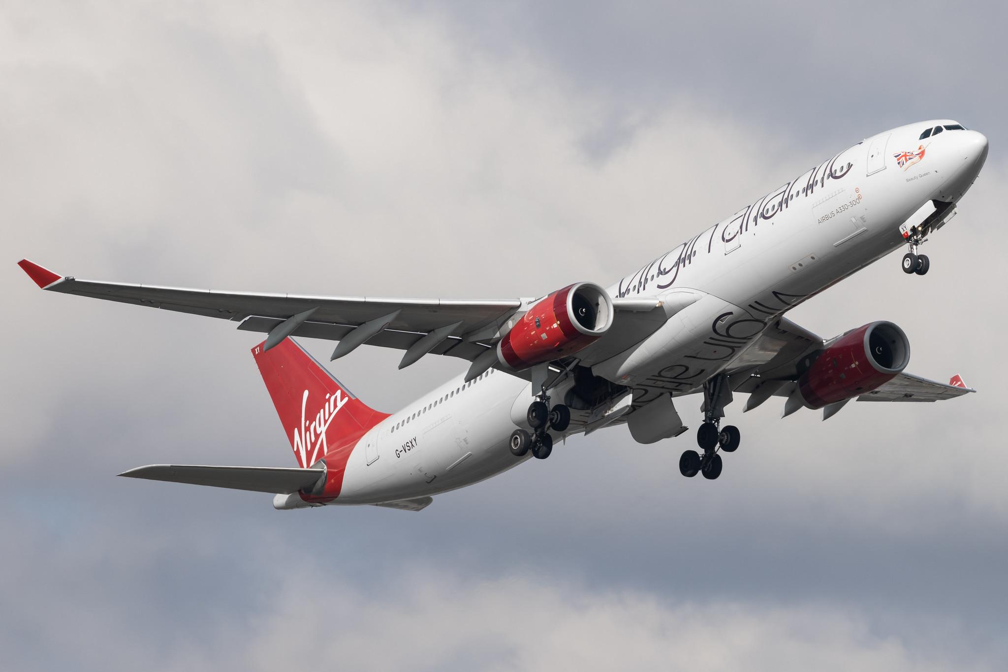 London Heathrow: Virgin Atlantic (VS / VIR) |  Airbus A330-343 A333 | G-VSXY | MSN 1195