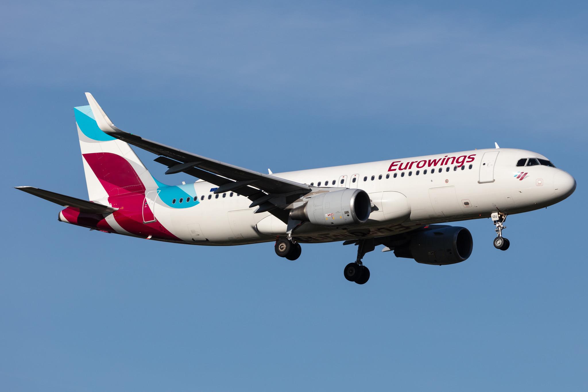 Hamburg Airport: Eurowings (EW / EWG) |  Airbus A320-214 A320 | D-AIZU | MSN 5635