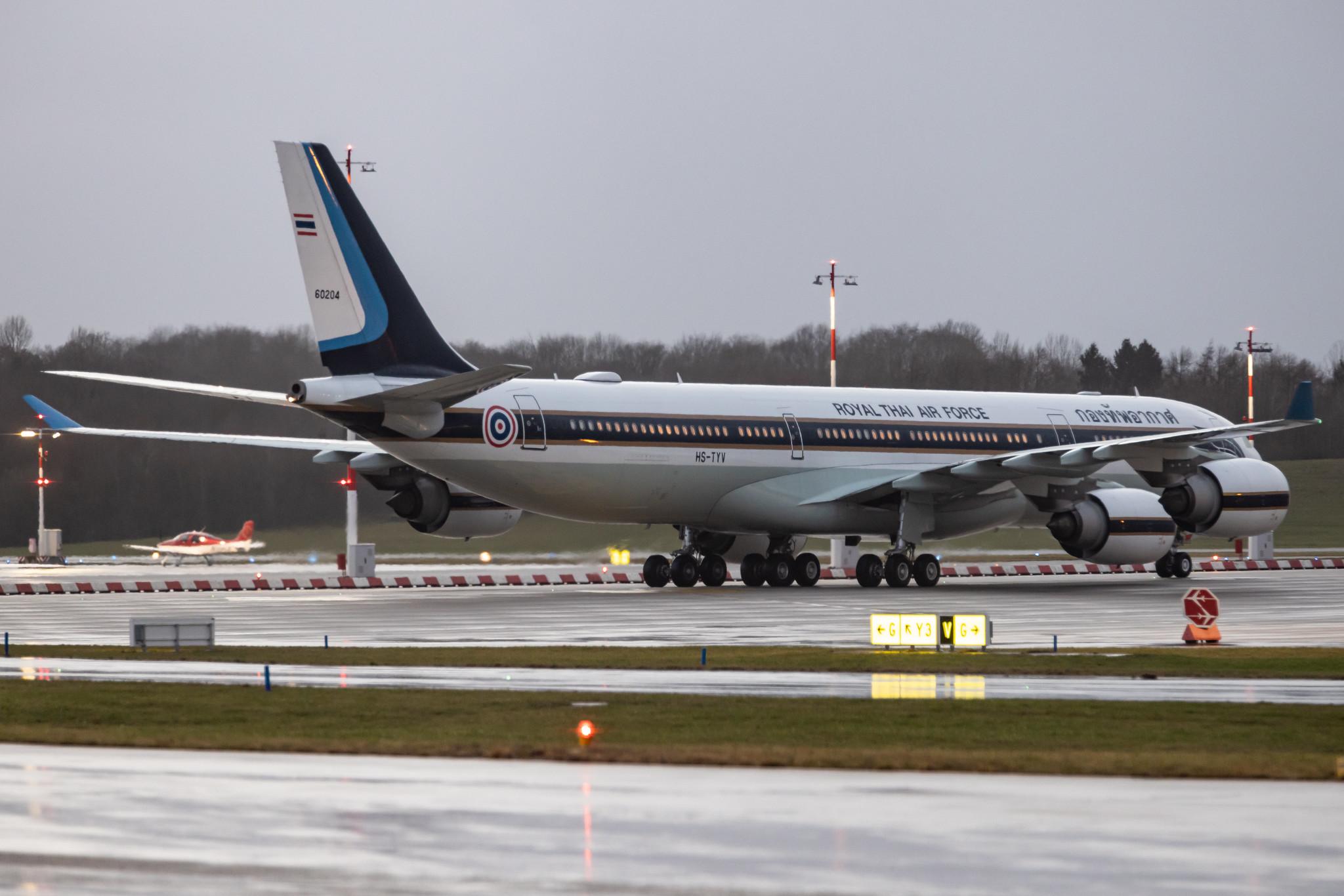 Hamburg Airport: Royal Thai Air Force |  Airbus A340-541 A345 | HS-TYV | MSN 0698