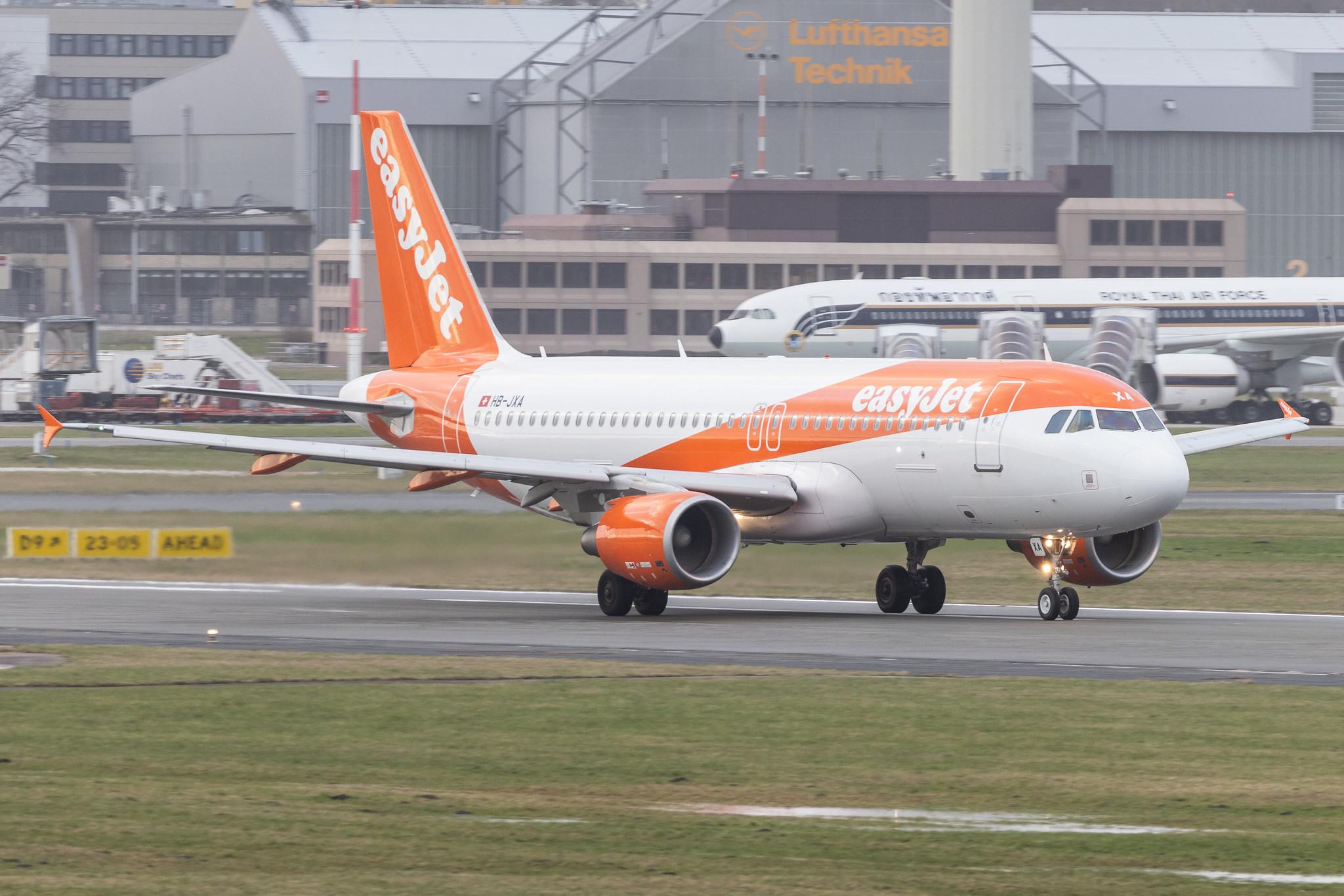 Hamburg Airport: easyJet (U2 / EZY) | Operator: easyJet Switzerland |  Airbus A320-214 A320 | HB-JXA | MSN 5138