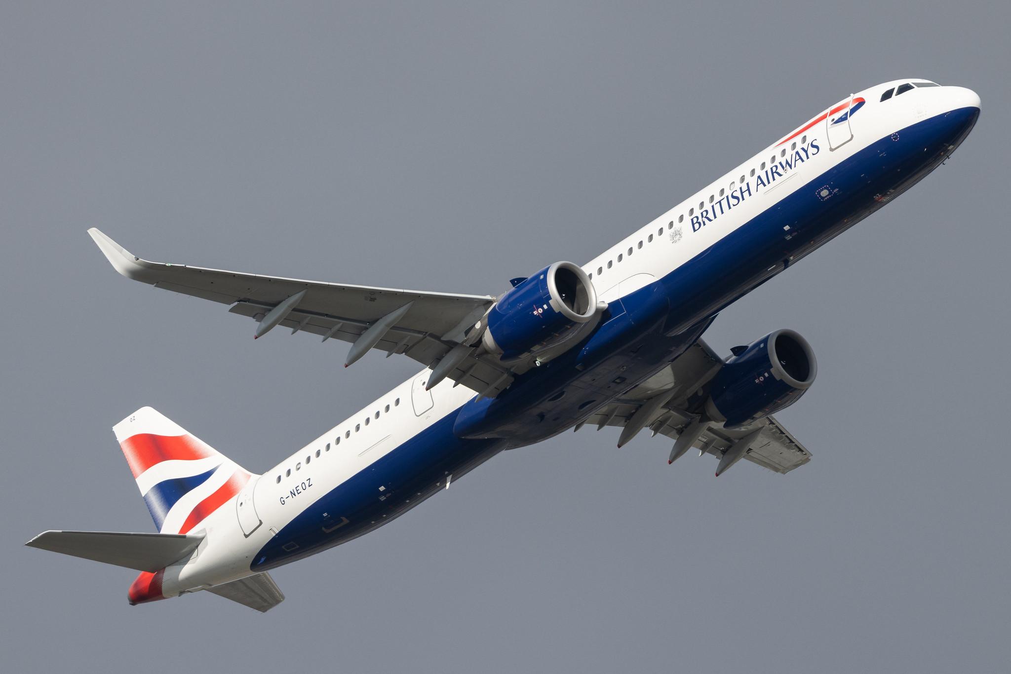 London Heathrow: British Airways (BA / BAW) |  Airbus A321-251NX A21N | G-NEOZ | MSN 9123