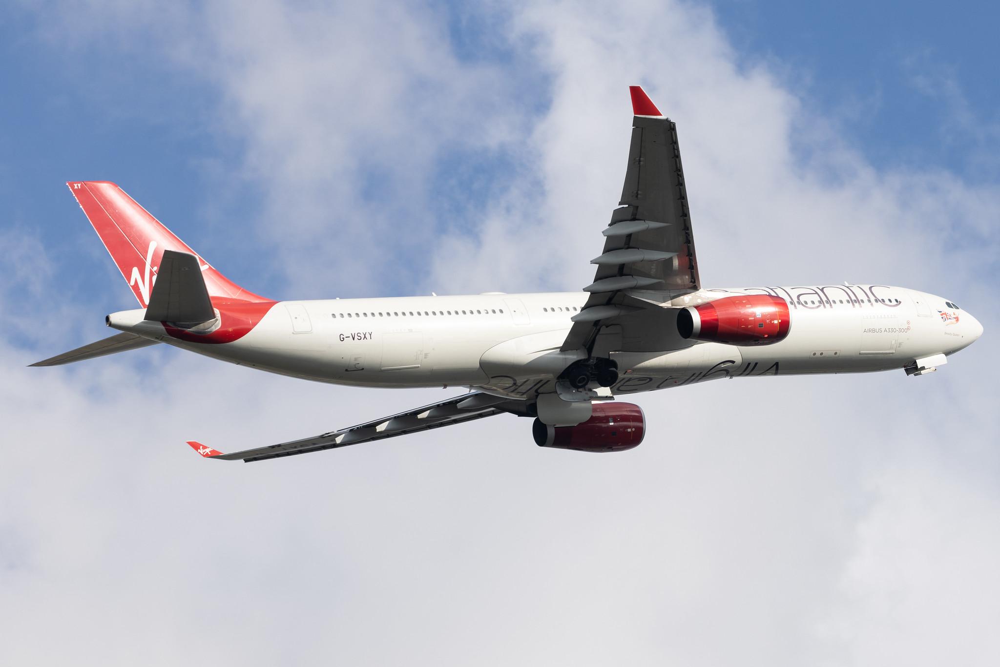 London Heathrow: Virgin Atlantic (VS / VIR) |  Airbus A330-343 A333 | G-VSXY | MSN 1195