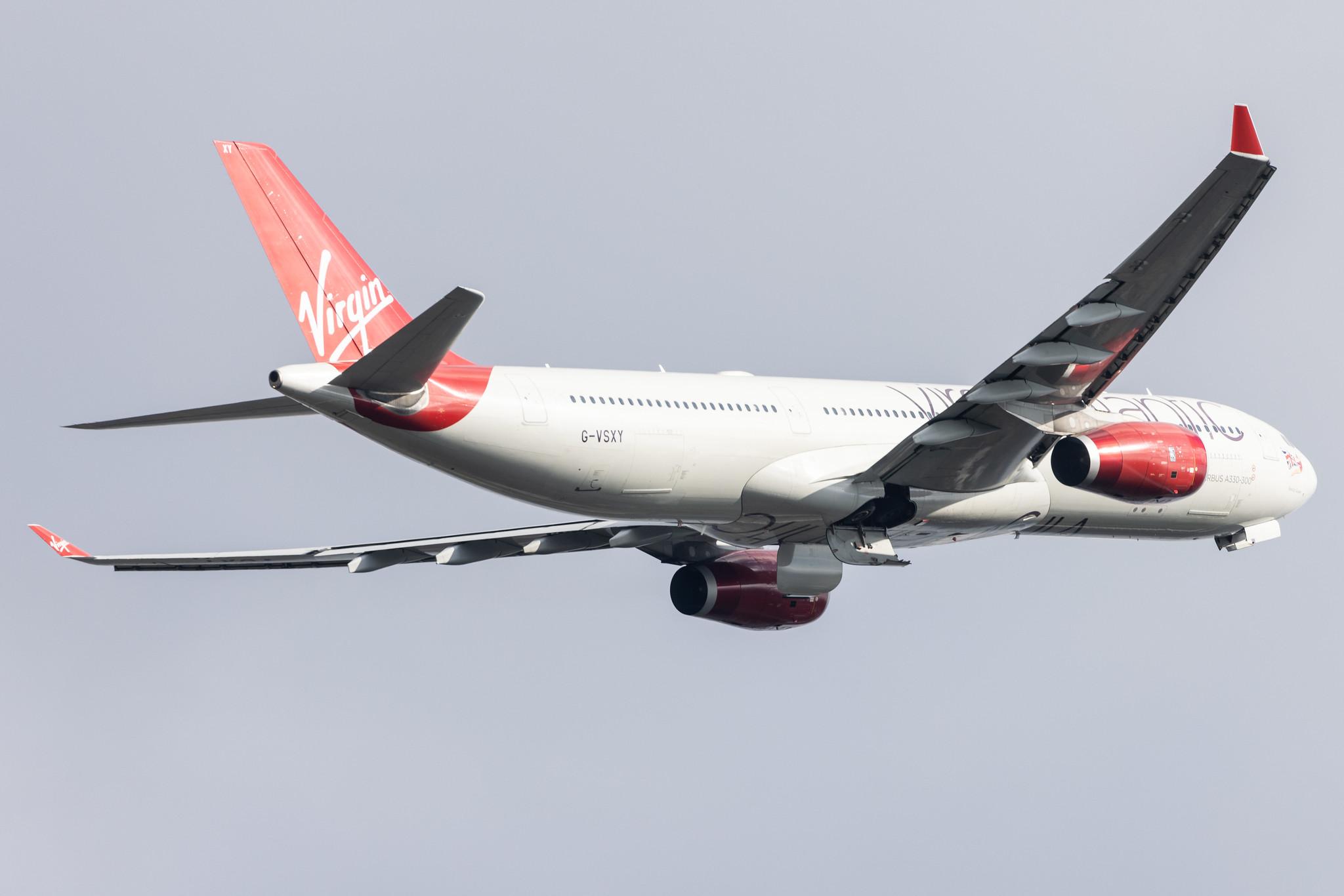 London Heathrow: Virgin Atlantic (VS / VIR) |  Airbus A330-343 A333 | G-VSXY | MSN 1195