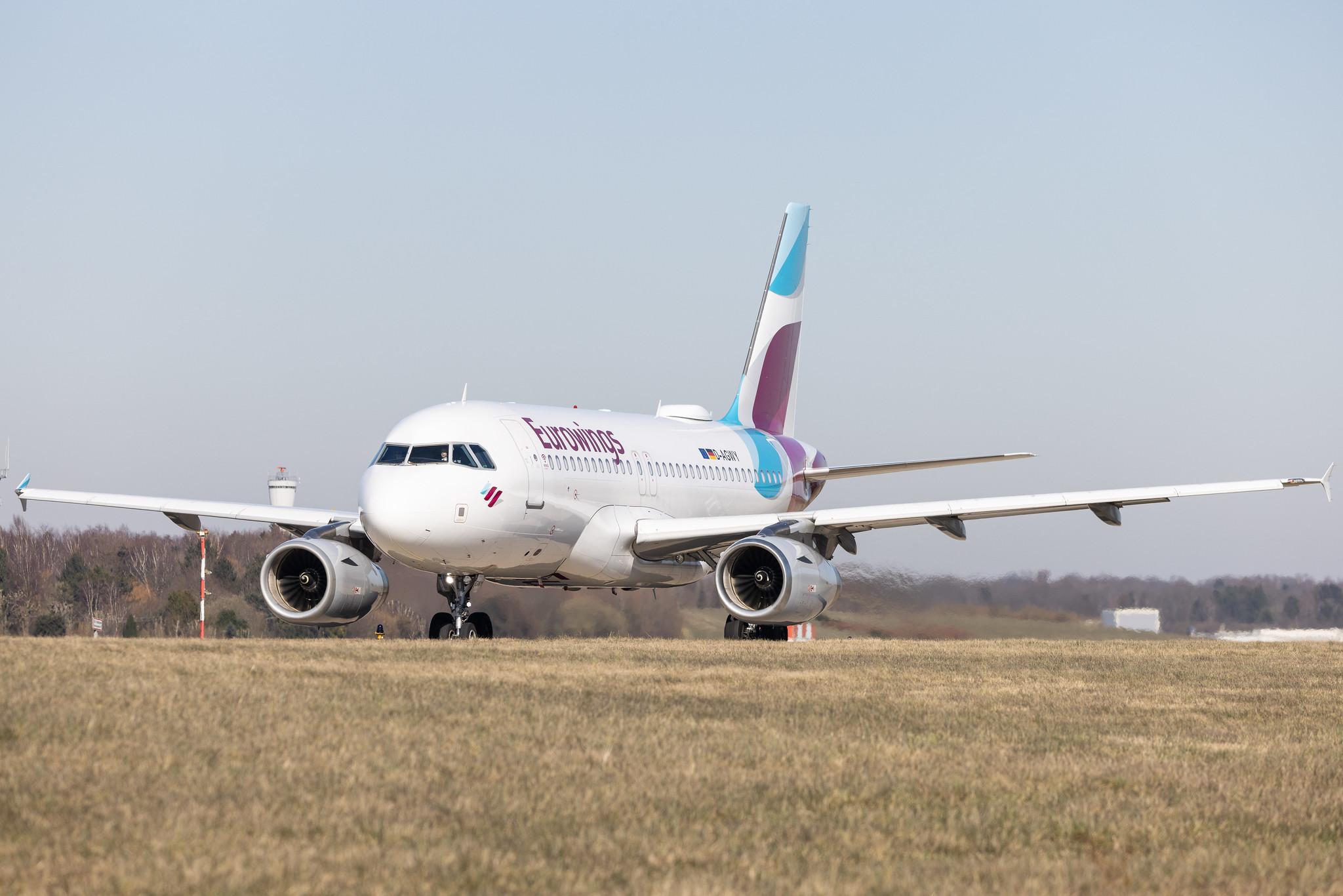 Hamburg Airport: Eurowings (EW / EWG) |  Airbus A319-132 A319 | D-AGWY | MSN 5941