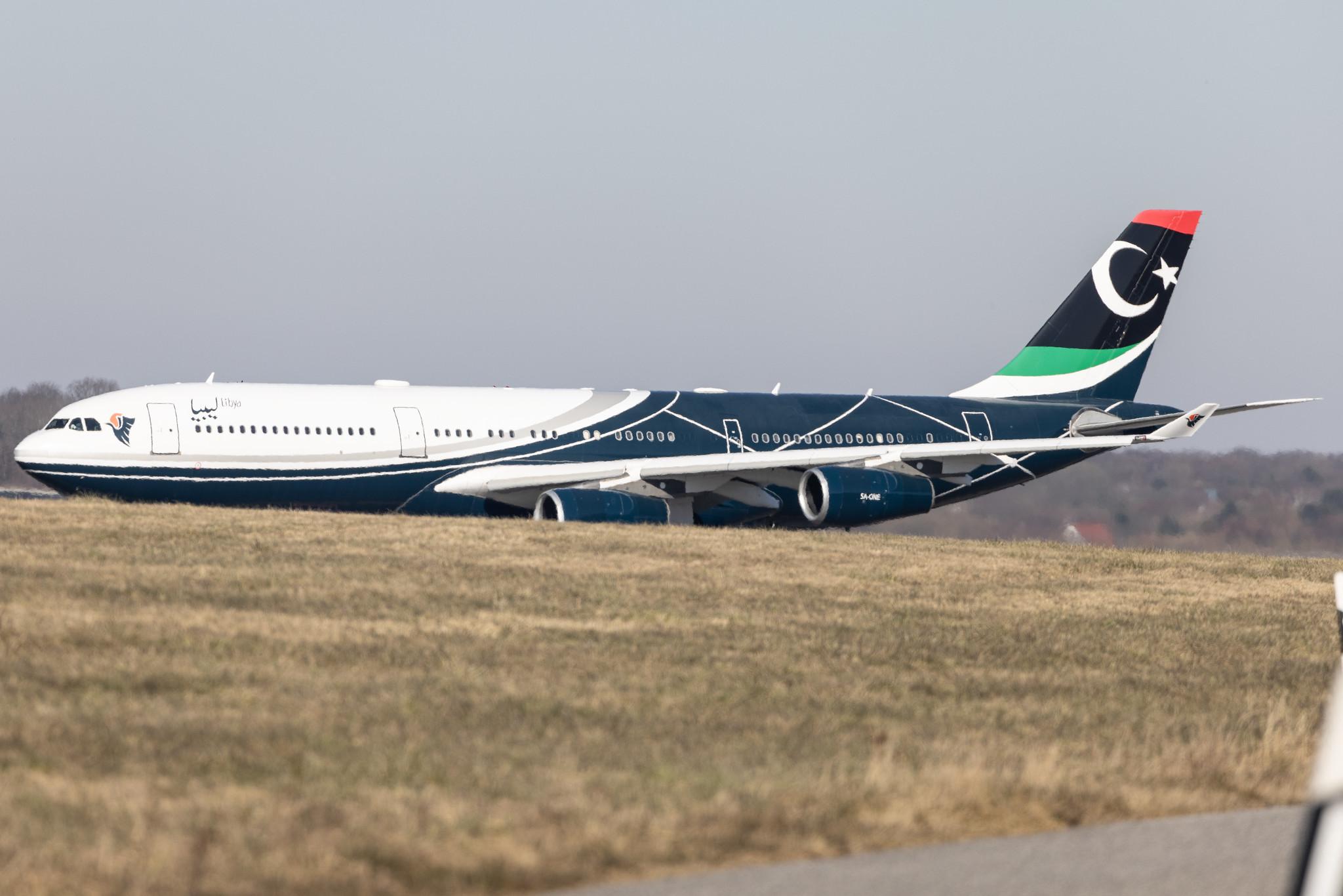 Hamburg Airport: Libya - Government |  Airbus A340-213 A342 | 5A-ONE | MSN 151