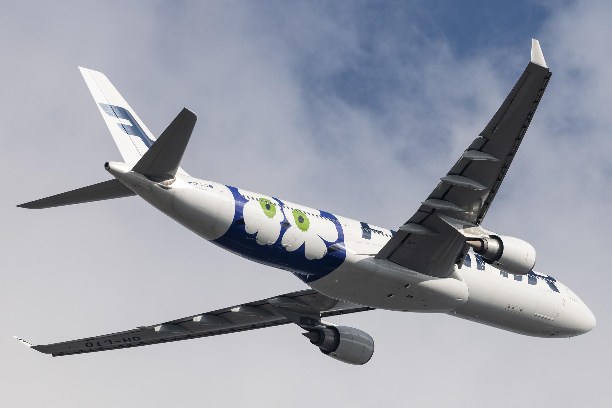 London Heathrow: Finnair (AY / FIN) |  Livery: Marimekko Unikko Livery |  Airbus A330-302 A333 | OH-LTO | MSN 1013
