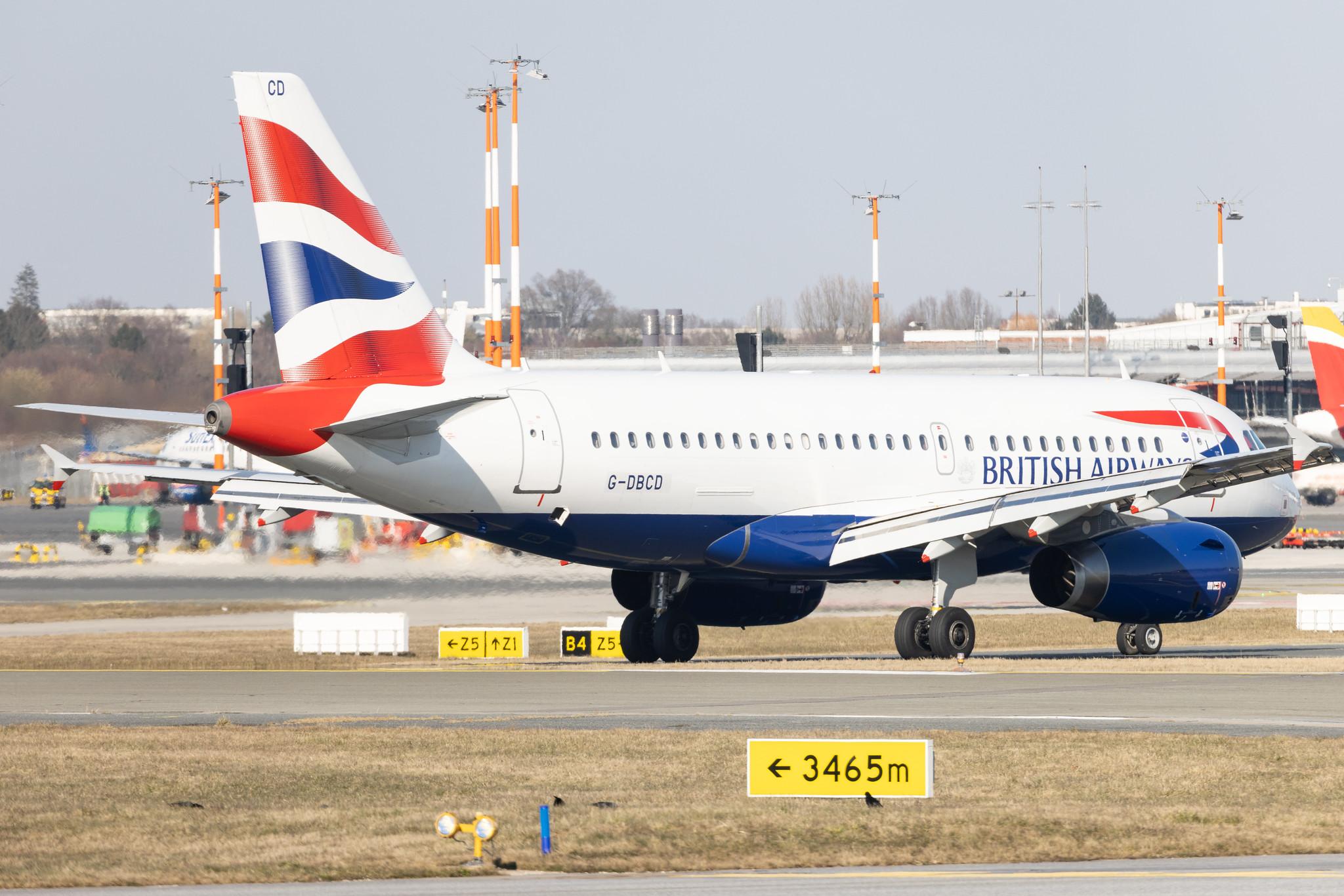 Hamburg Airport: British Airways (BA / BAW) |  Airbus A319-131 A319 | G-DBCD | MSN 2389