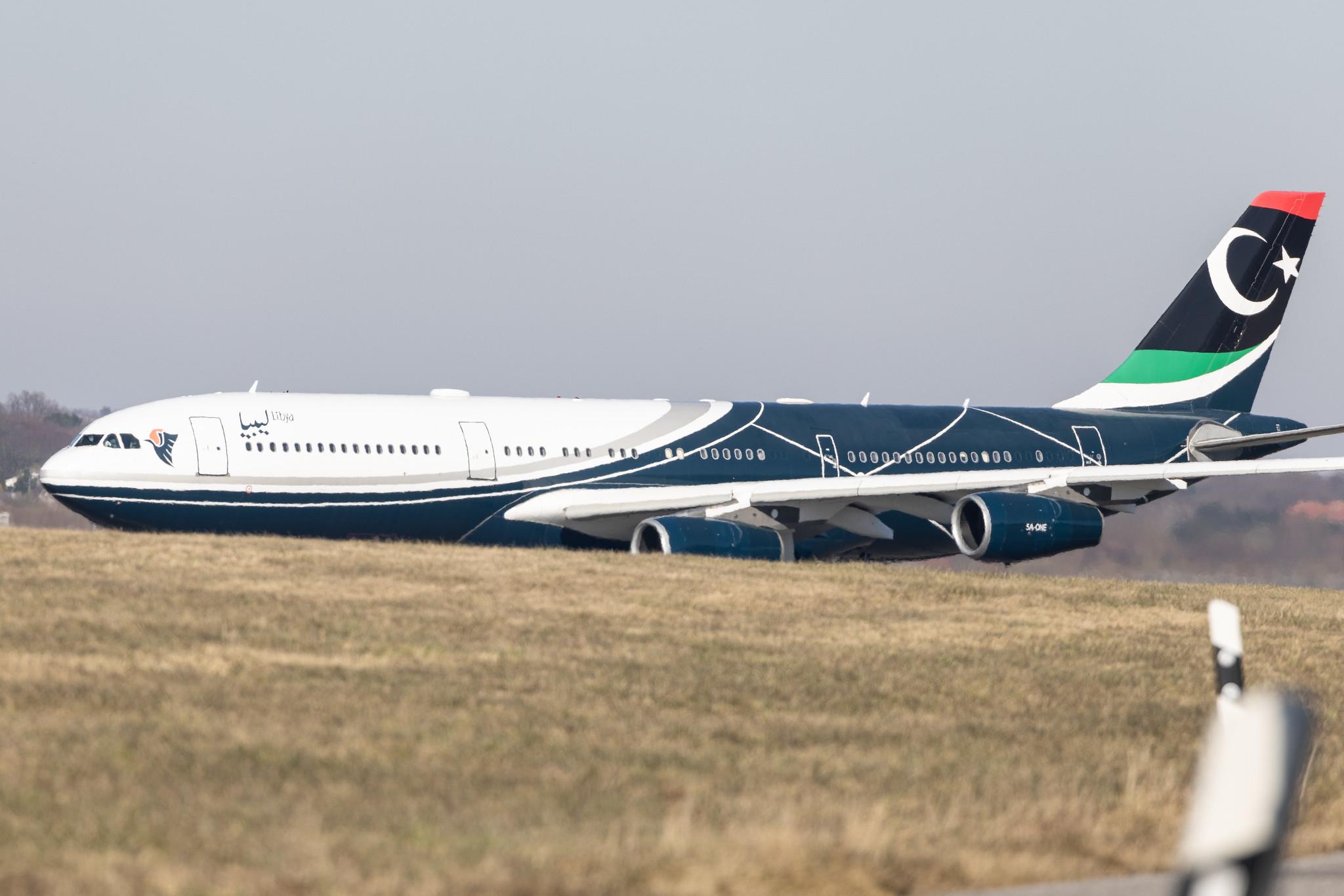 Hamburg Airport: Libya - Government |  Airbus A340-213 A342 | 5A-ONE | MSN 151