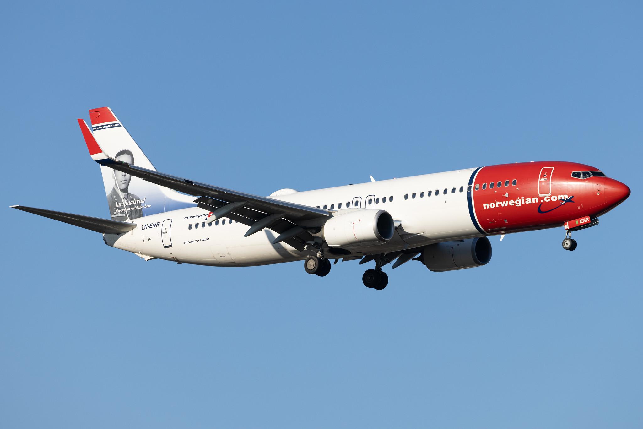 Hamburg Airport: Norwegian (DY / NOZ) |  Livery: Jan Baalsrud Livery | Operator: Norwegian Air Shuttle AOC |  Boeing 737-8JP B738 | LN-ENR | MSN 42093