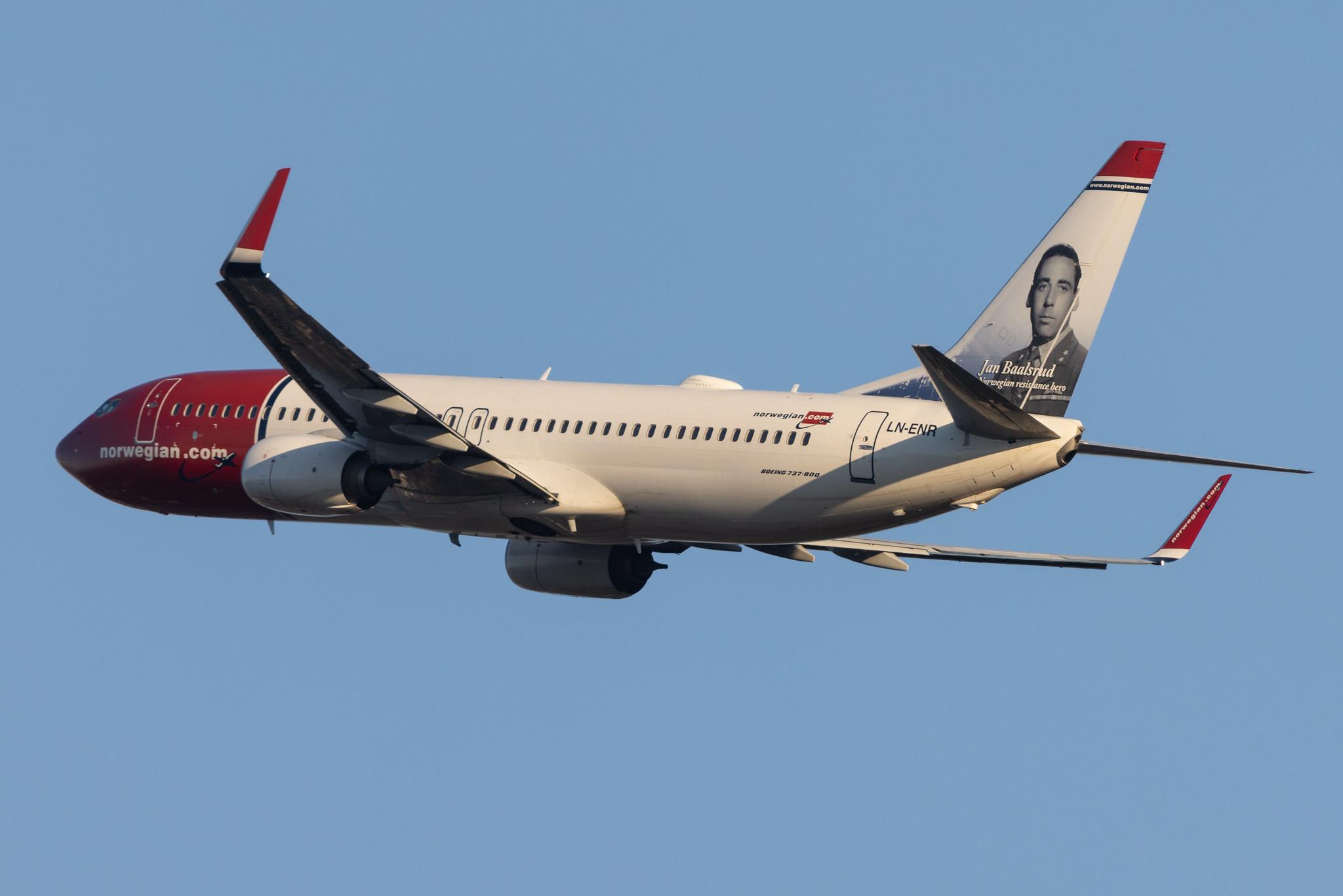 Hamburg Airport: Norwegian (DY / NOZ) |  Livery: Jan Baalsrud Livery | Operator: Norwegian Air Shuttle AOC |  Boeing 737-8JP B738 | LN-ENR | MSN 42093