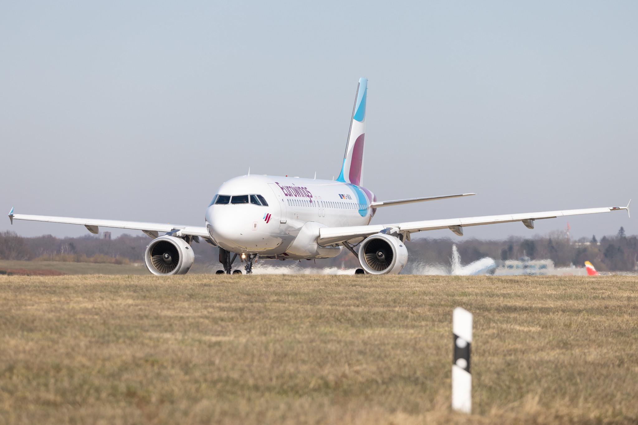 Hamburg Airport: Eurowings (EW / EWG) |  Airbus A319-112 A319 | D-ABGK | MSN 3447
