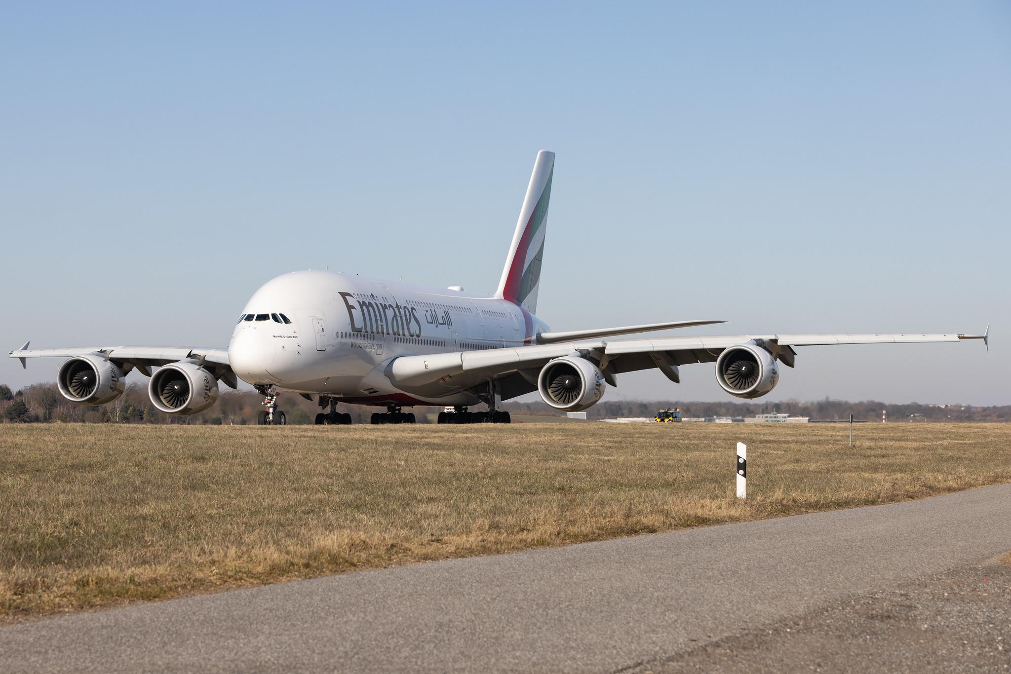 Hamburg Airport: Emirates (EK / UAE) |  Airbus A380-861 A388 | A6-EOD | MSN 168