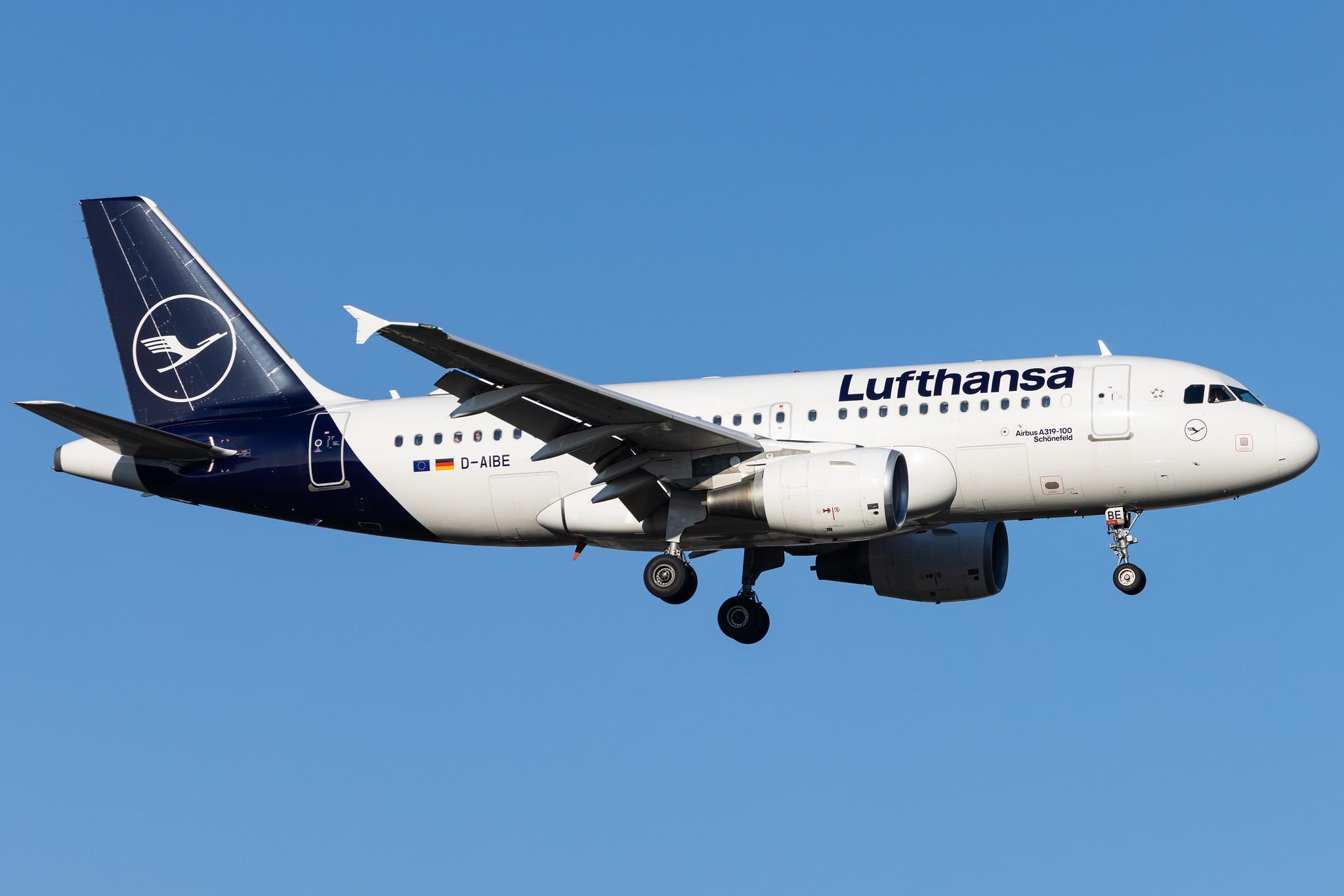 Hamburg Airport: Lufthansa (LH / DLH) |  Airbus A319-112 A319 | D-AIBE | MSN 4511