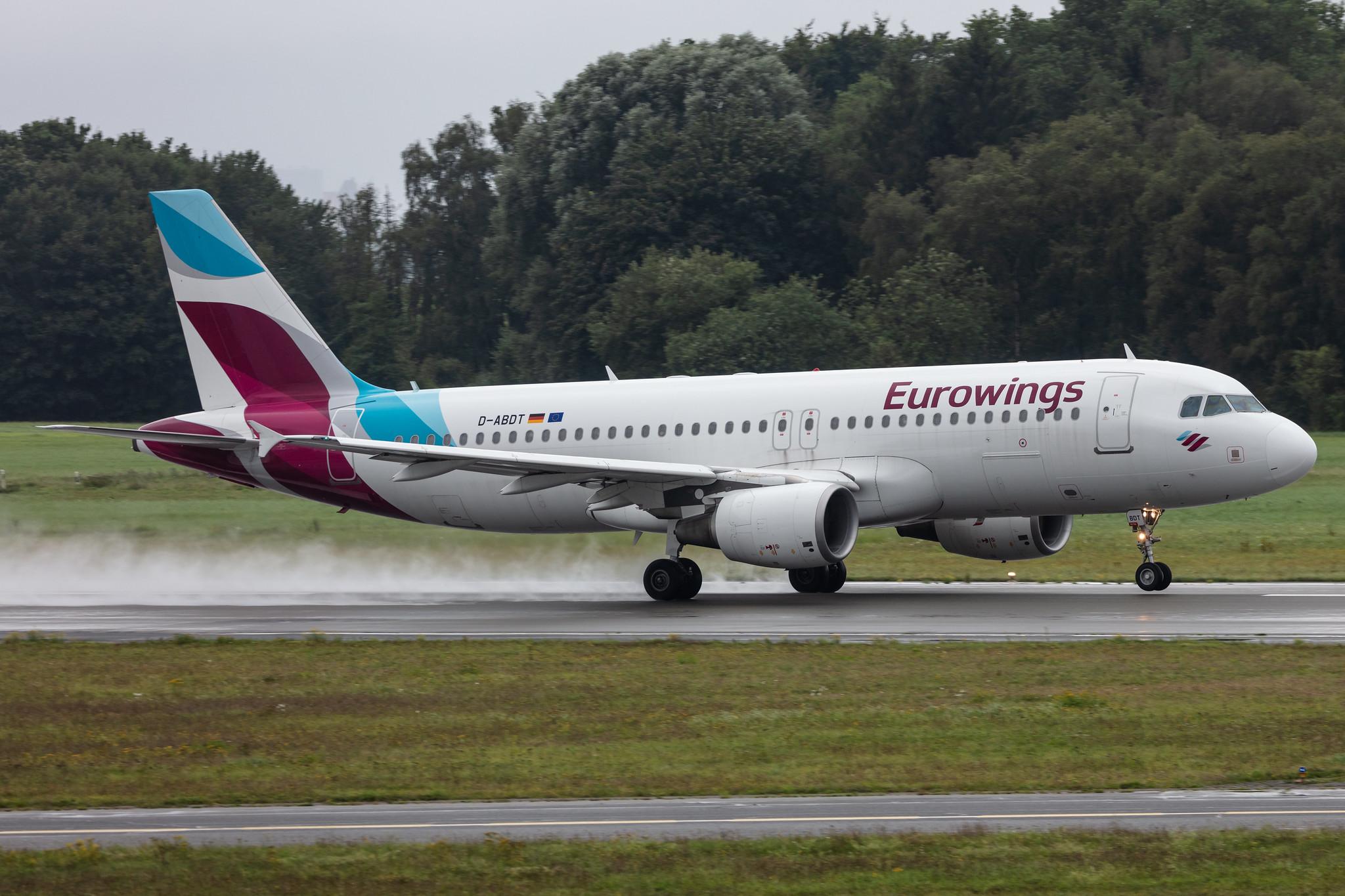 Hamburg Airport: Eurowings (EW / EWG) |  Airbus A320-214 A320 | D-ABDT | MSN 3422