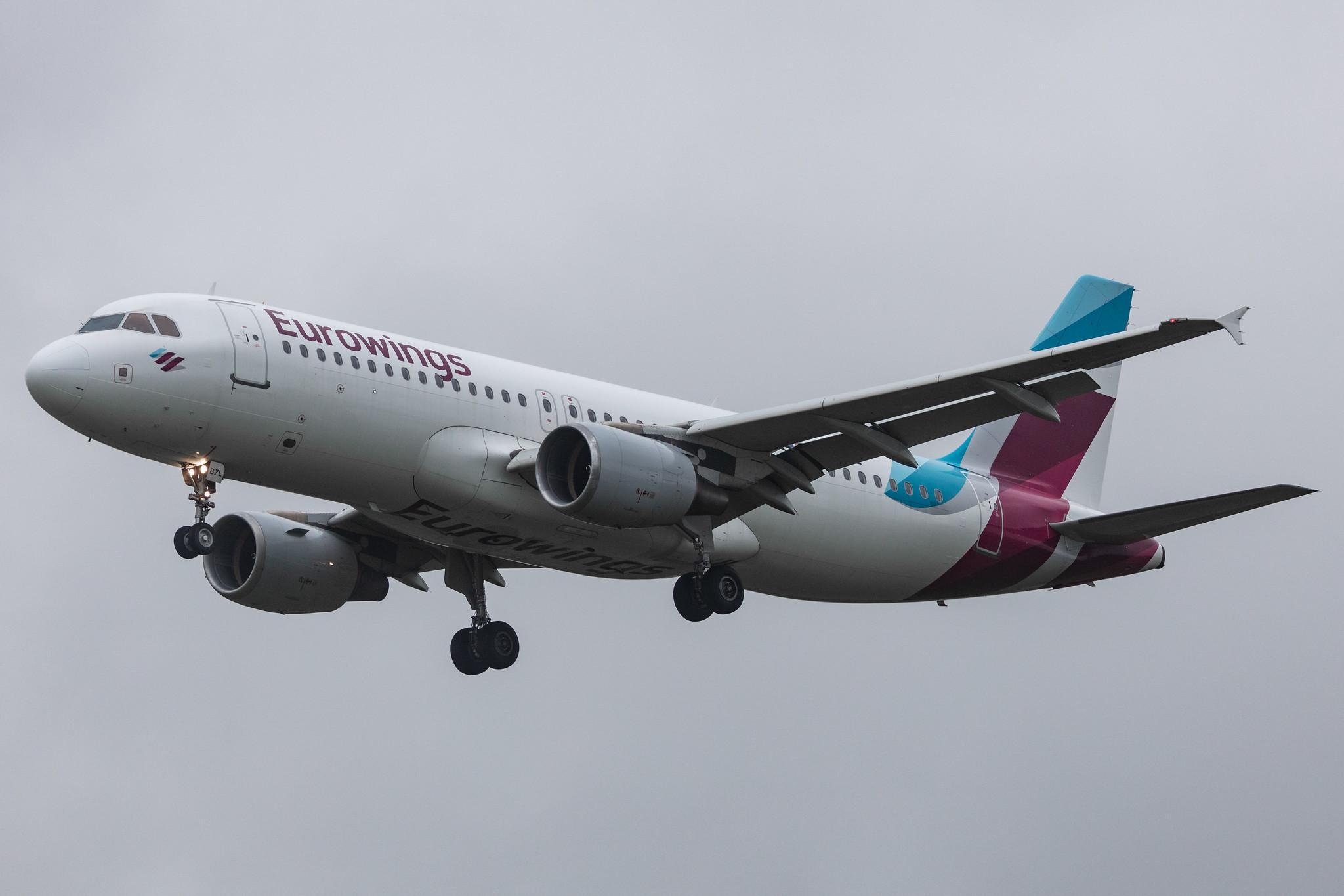 Hamburg Airport: Eurowings (EW / EWG) |  Airbus A320-216 A320 | D-ABZL | MSN 3178