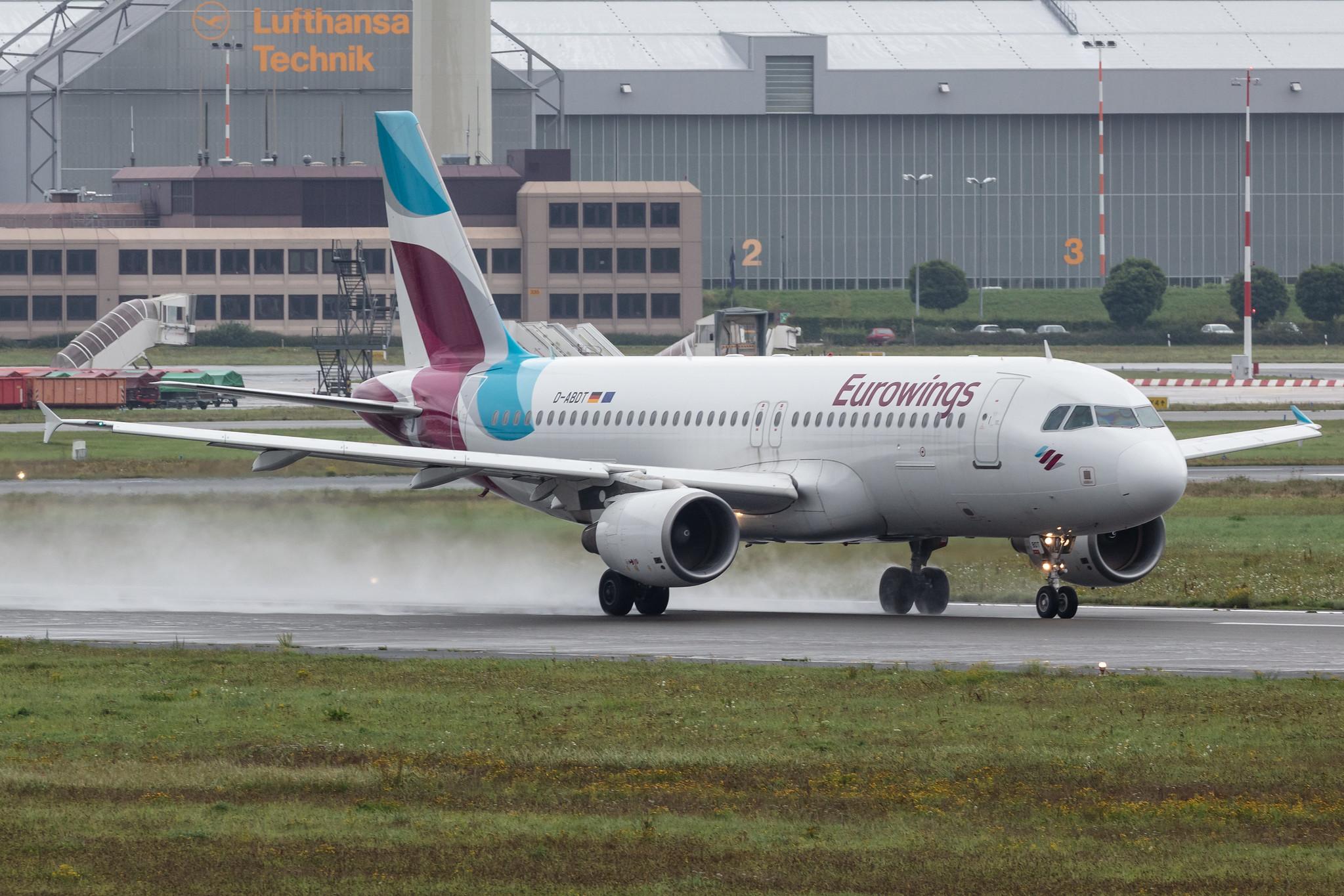 Hamburg Airport: Eurowings (EW / EWG) |  Airbus A320-214 A320 | D-ABDT | MSN 3422