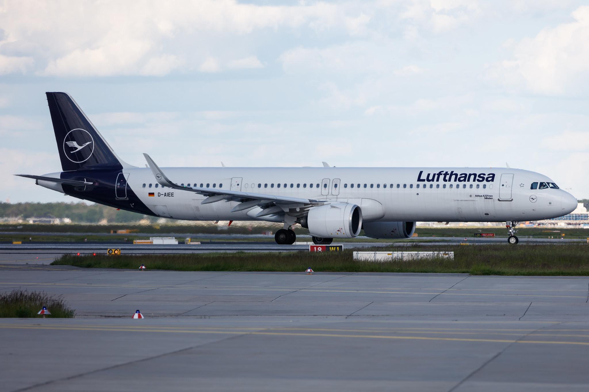 Frankfurt Airport: Lufthansa (LH / DLH) |  Airbus A321-271NX A21N | D-AIEE | MSN 9046