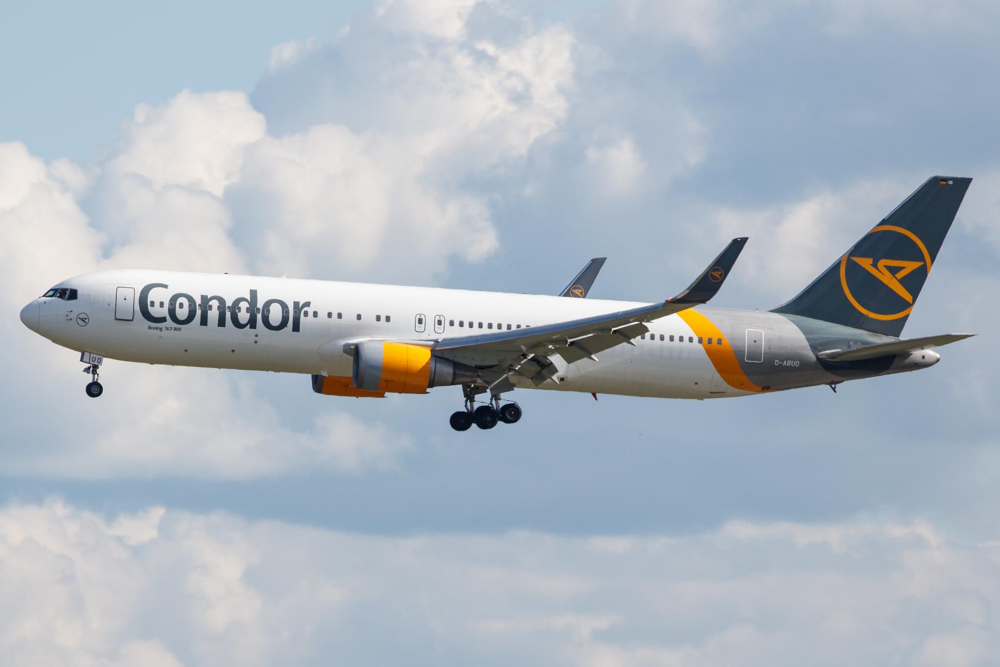 Frankfurt Airport: Condor (DE / CFG) |  Boeing 767-3Q8(ER) B763 | D-ABUO | MSN 29387