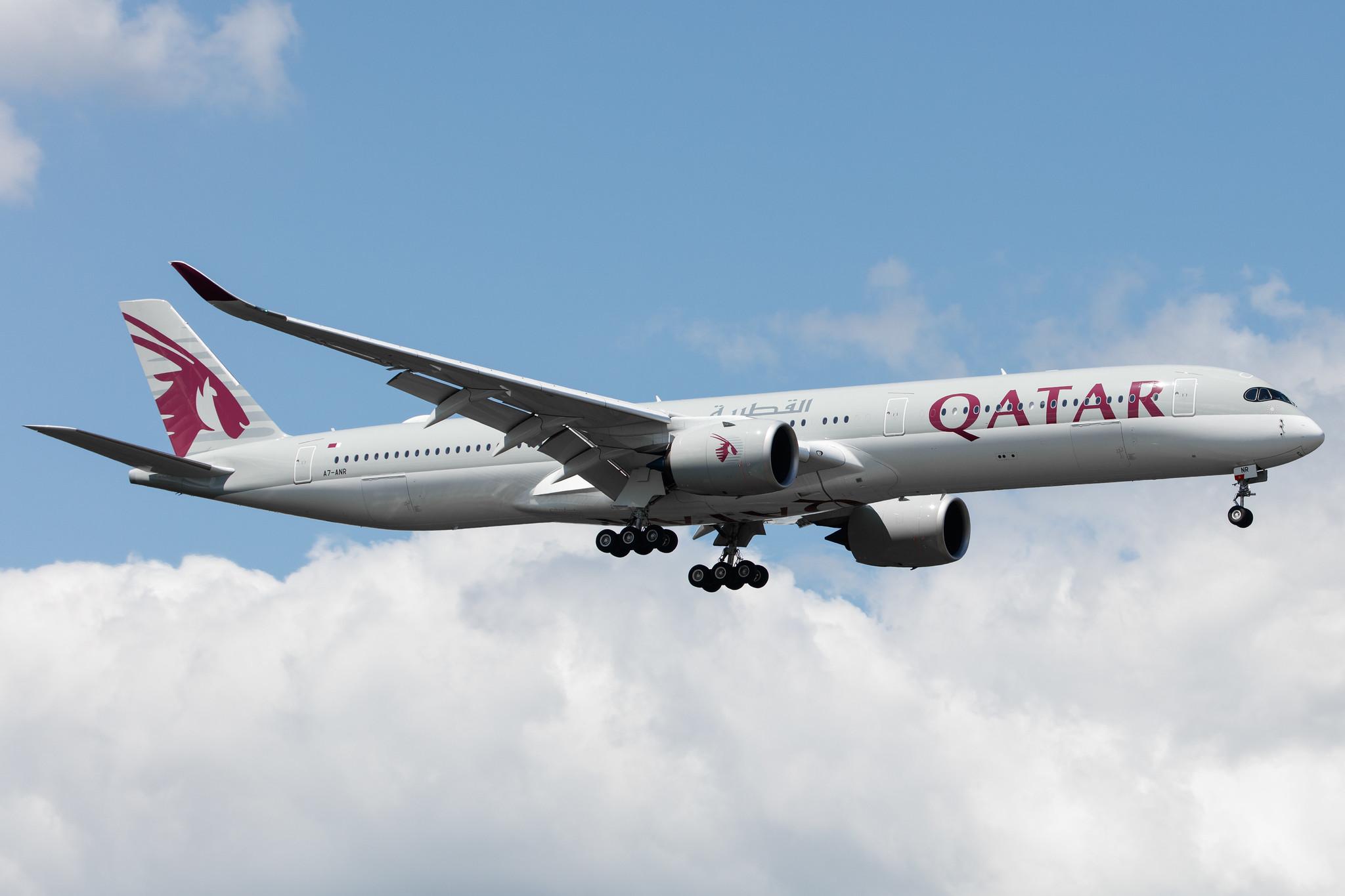 Frankfurt Airport: Qatar Airways (QR / QTR) |  Airbus A350-1041 A35K | A7-ANR | MSN 399