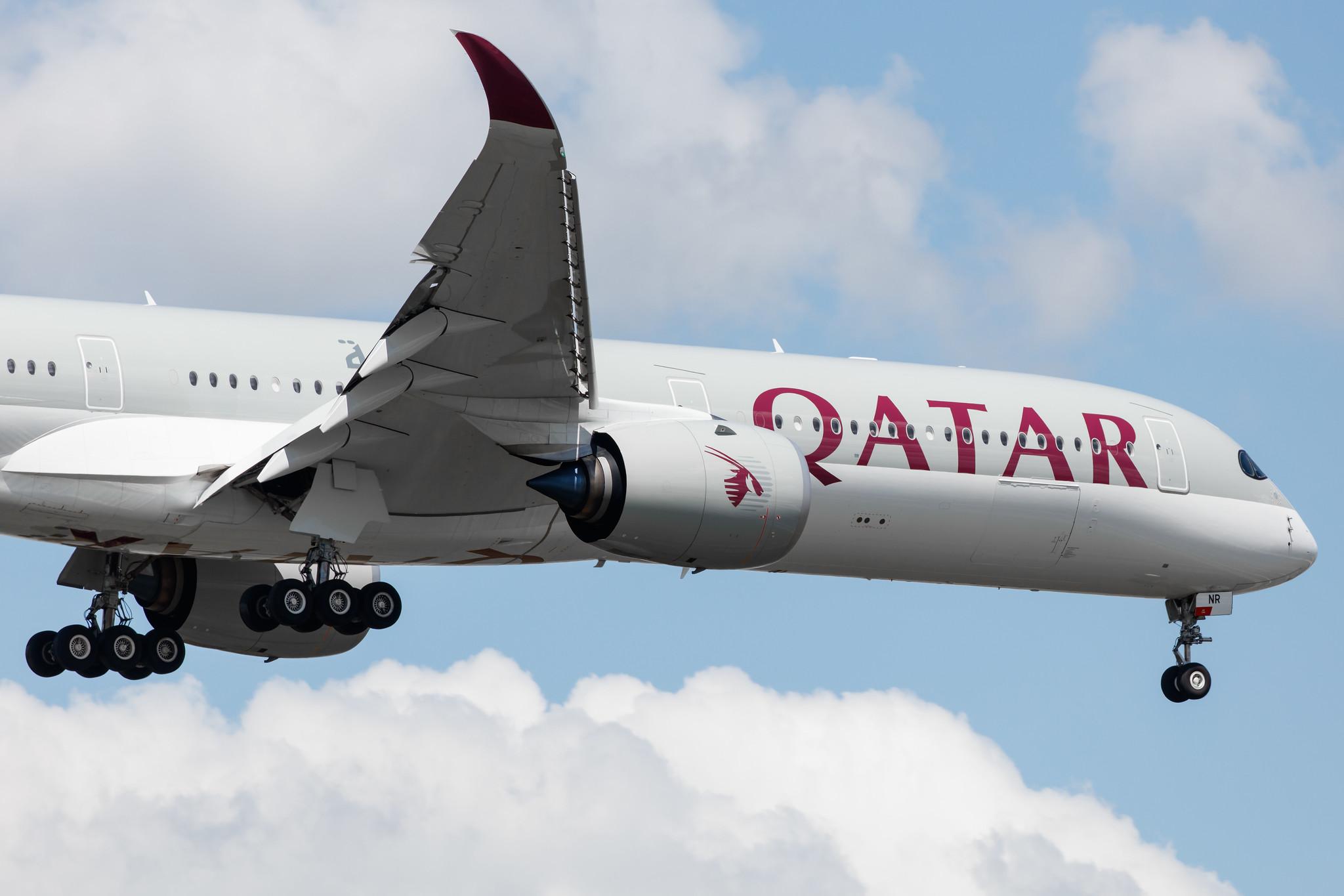 Frankfurt Airport: Qatar Airways (QR / QTR) |  Airbus A350-1041 A35K | A7-ANR | MSN 399
