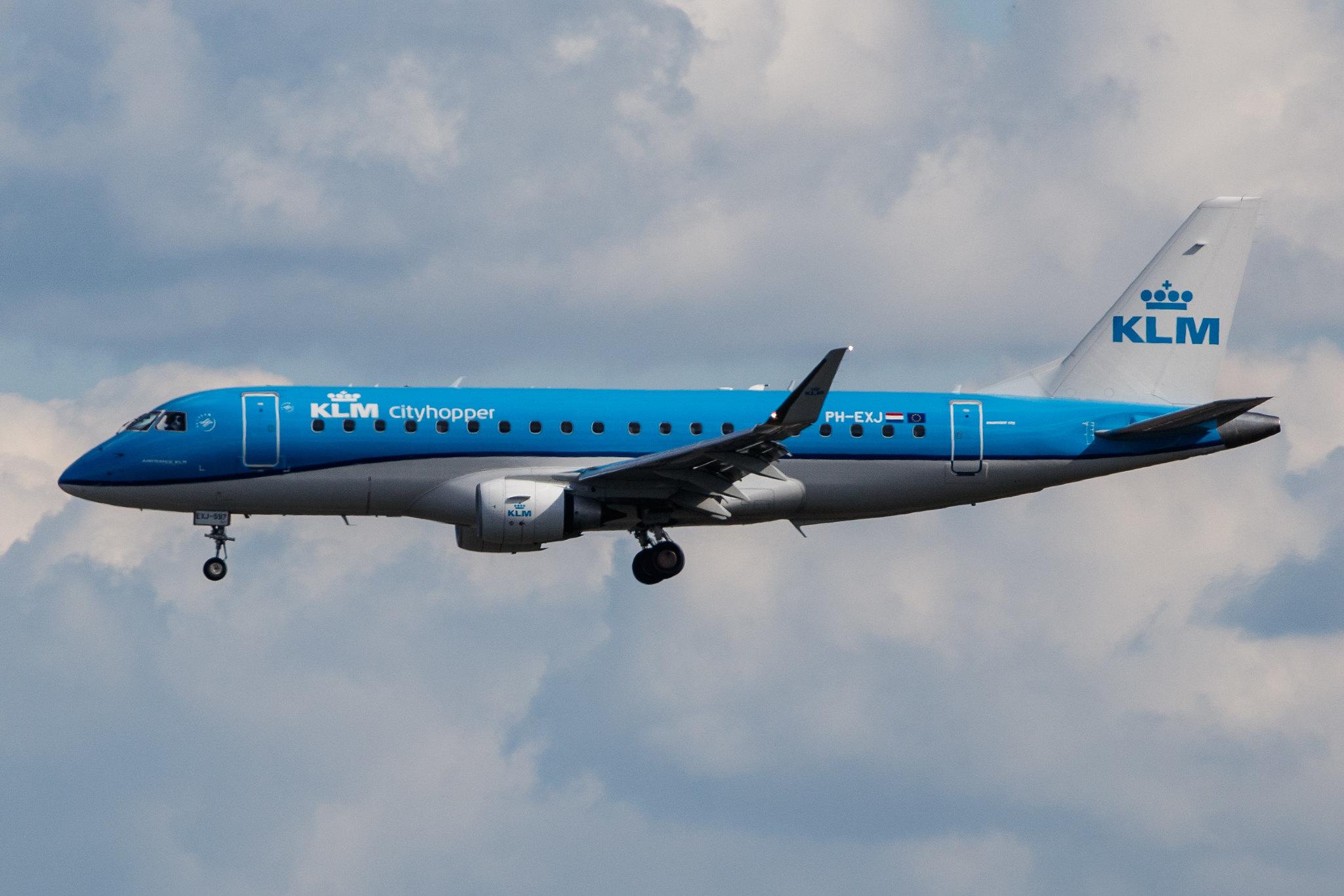 Frankfurt Airport: KLM (KL / KLM) | Operator: KLM Cityhopper |  Embraer E175STD E75L | PH-EXJ | MSN 17000597