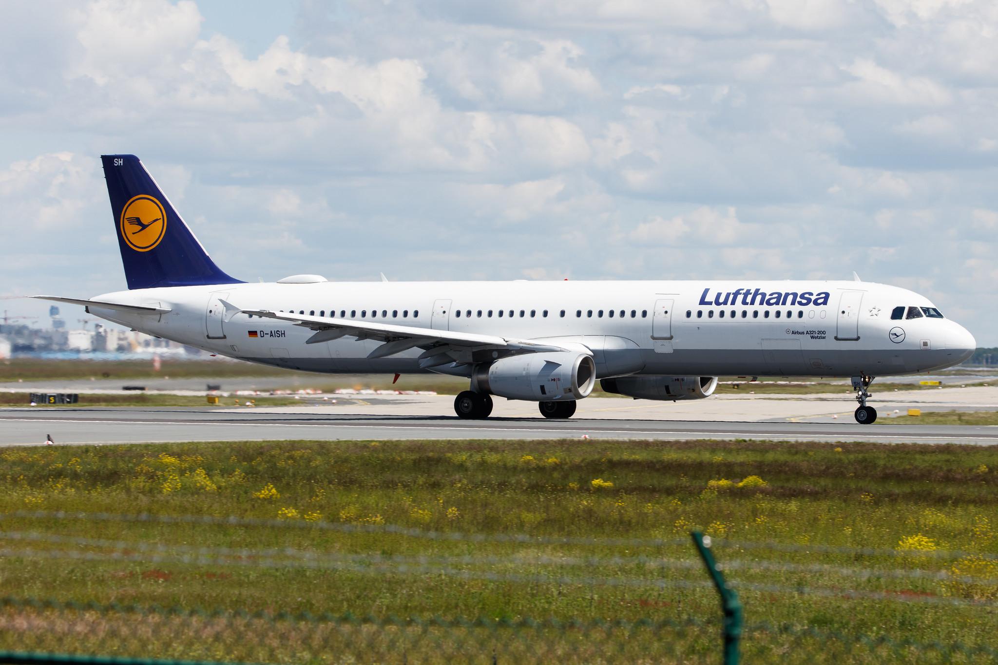 Frankfurt Airport: Lufthansa (LH / DLH) |  Airbus A321-231 A321 | D-AISH | MSN 3265