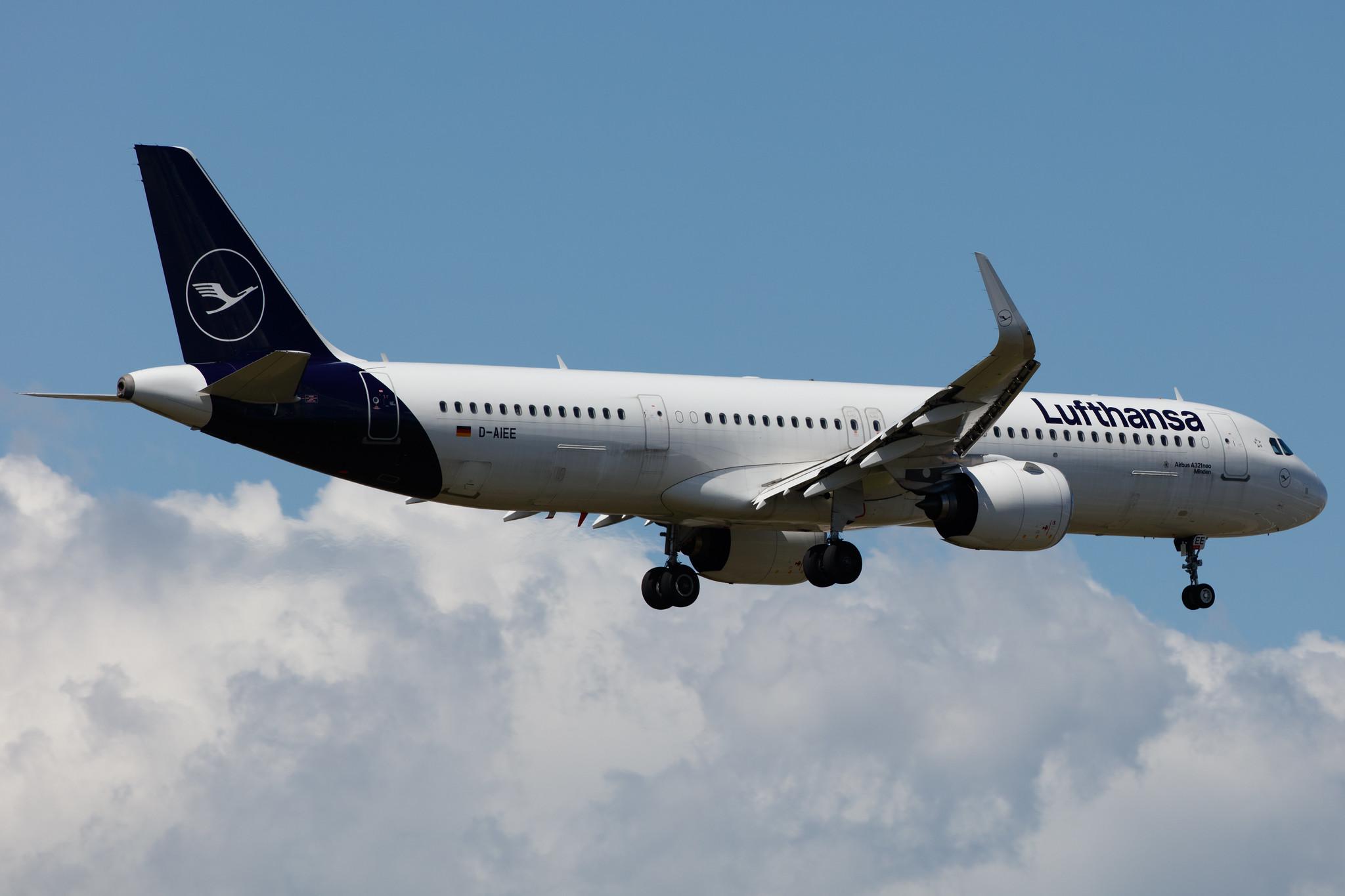 Frankfurt Airport: Lufthansa (LH / DLH) |  Airbus A321-271NX A21N | D-AIEE | MSN 9046