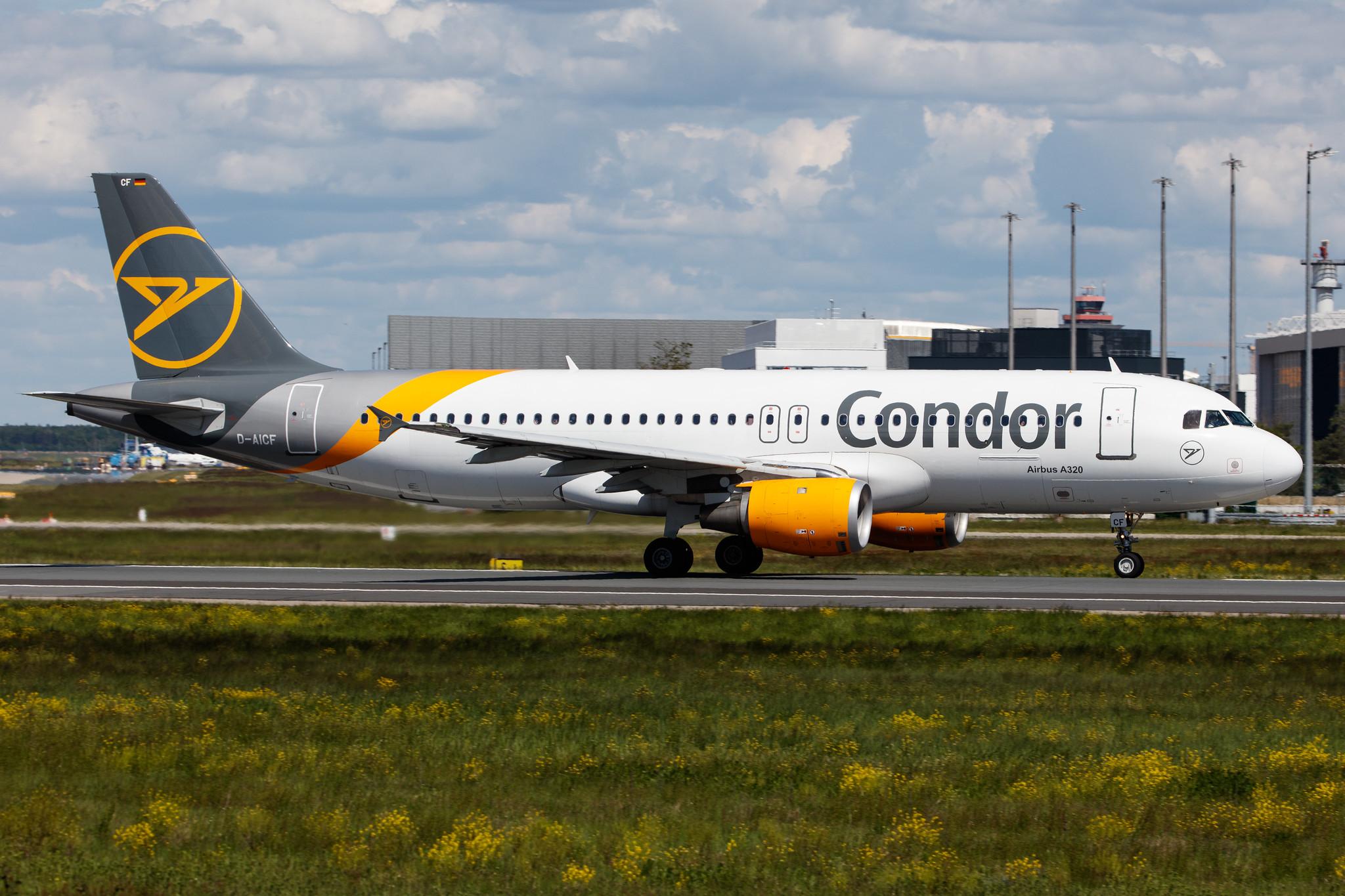 Frankfurt Airport: Condor (DE / CFG) |  Airbus A320-212 A320 | D-AICF | MSN 0905