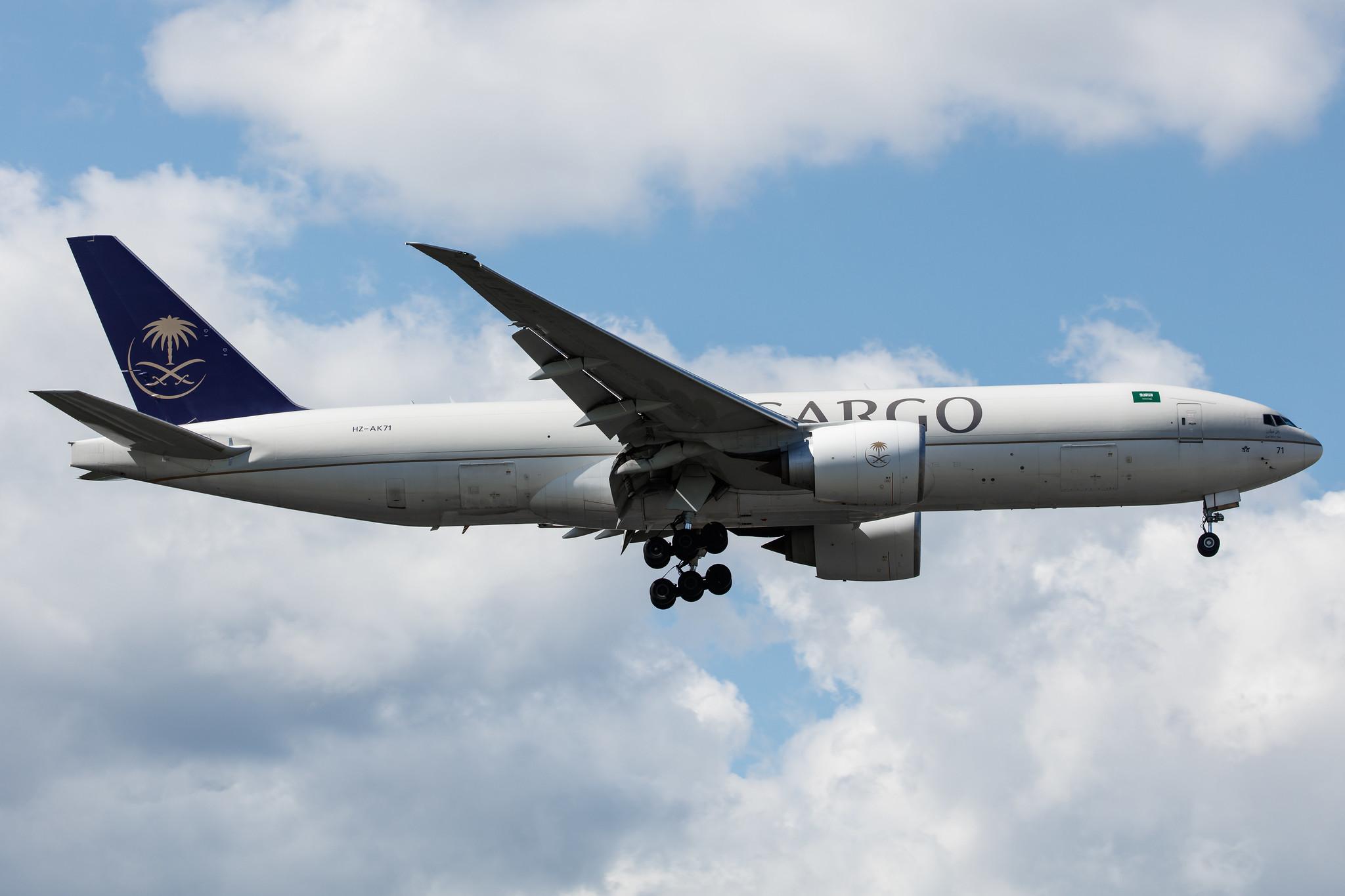 Frankfurt Airport: Saudia Cargo (SV / SVA) | Operator: Saudia |  Boeing 777-FFG B77L | HZ-AK71 | MSN 60337