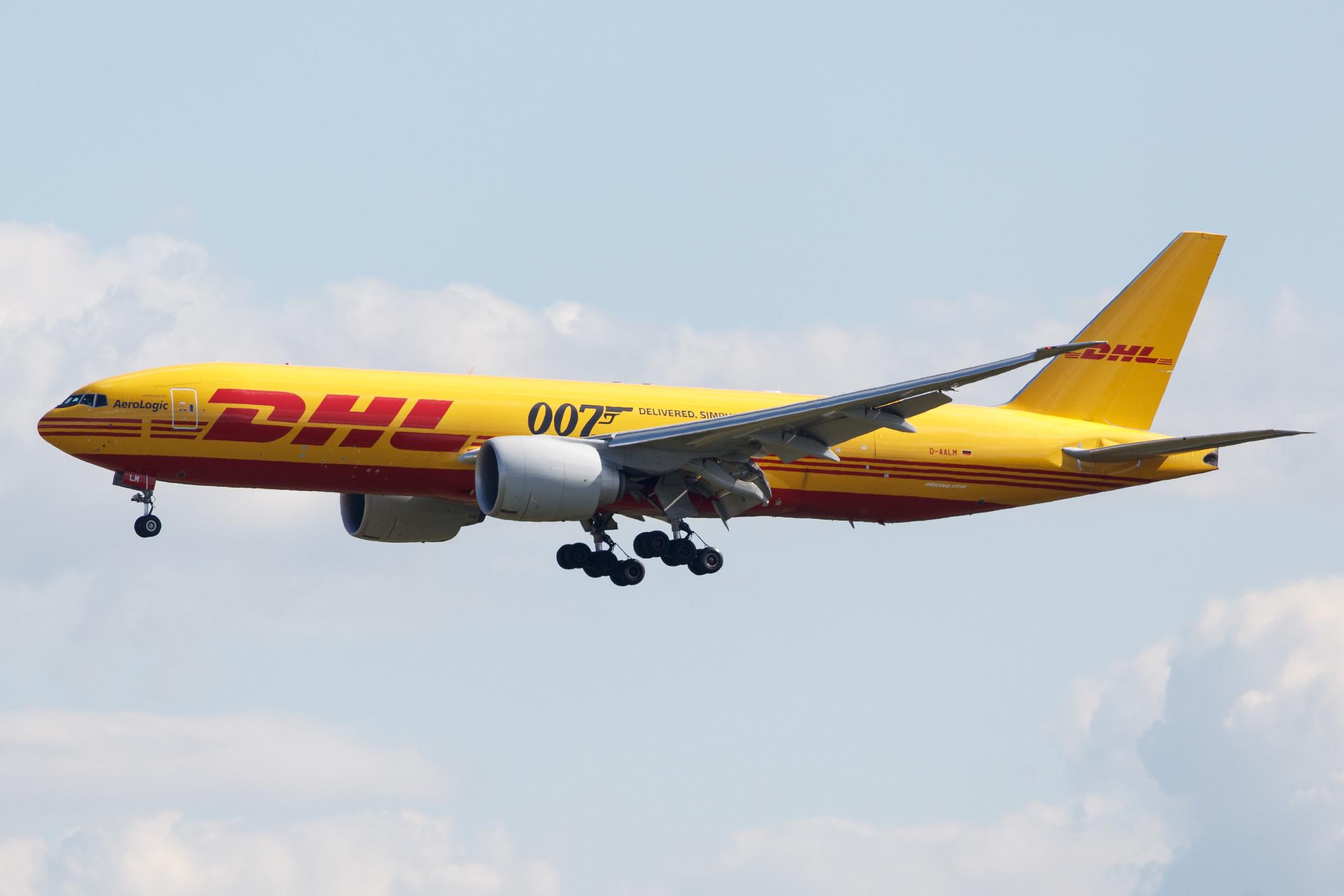 Frankfurt Airport: DHL (D0 / DHK) | Operator: AeroLogic |  Boeing 777-F B77L | D-AALM | MSN 66082