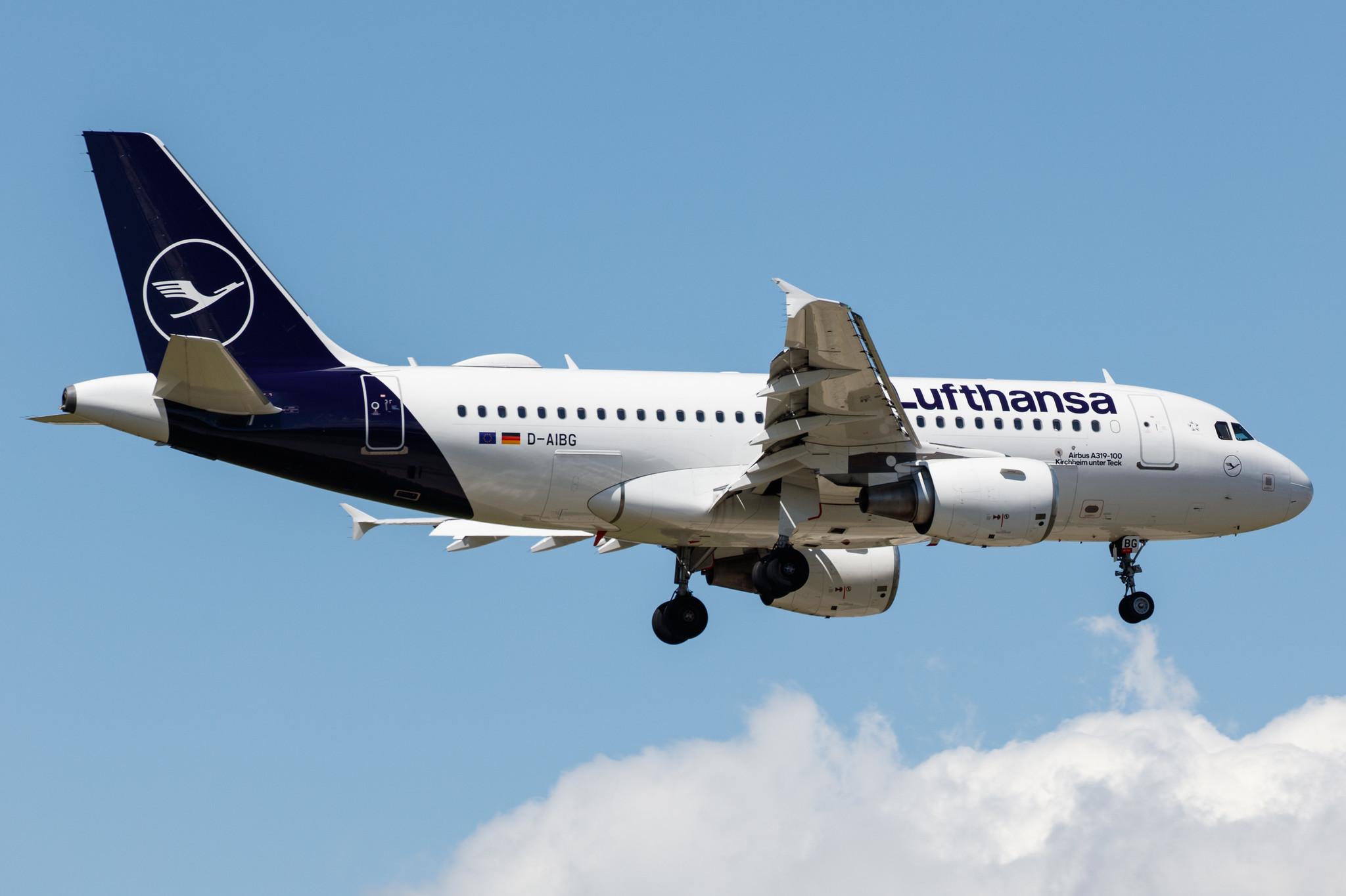 Frankfurt Airport: Lufthansa (LH / DLH) |  Airbus A319-112 A319 | D-AIBG | MSN 4841
